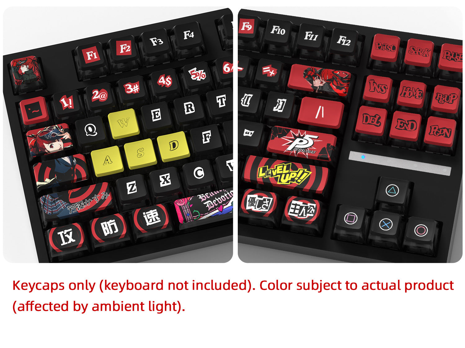 Kasumi Four-Sided Backlight Keycaps