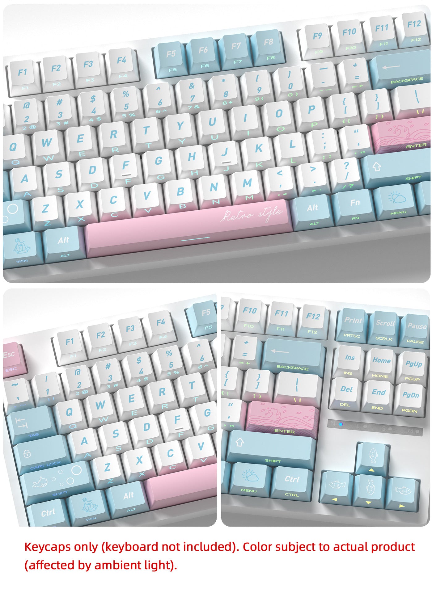 Original Message In Bottle Side Backlight Keycaps