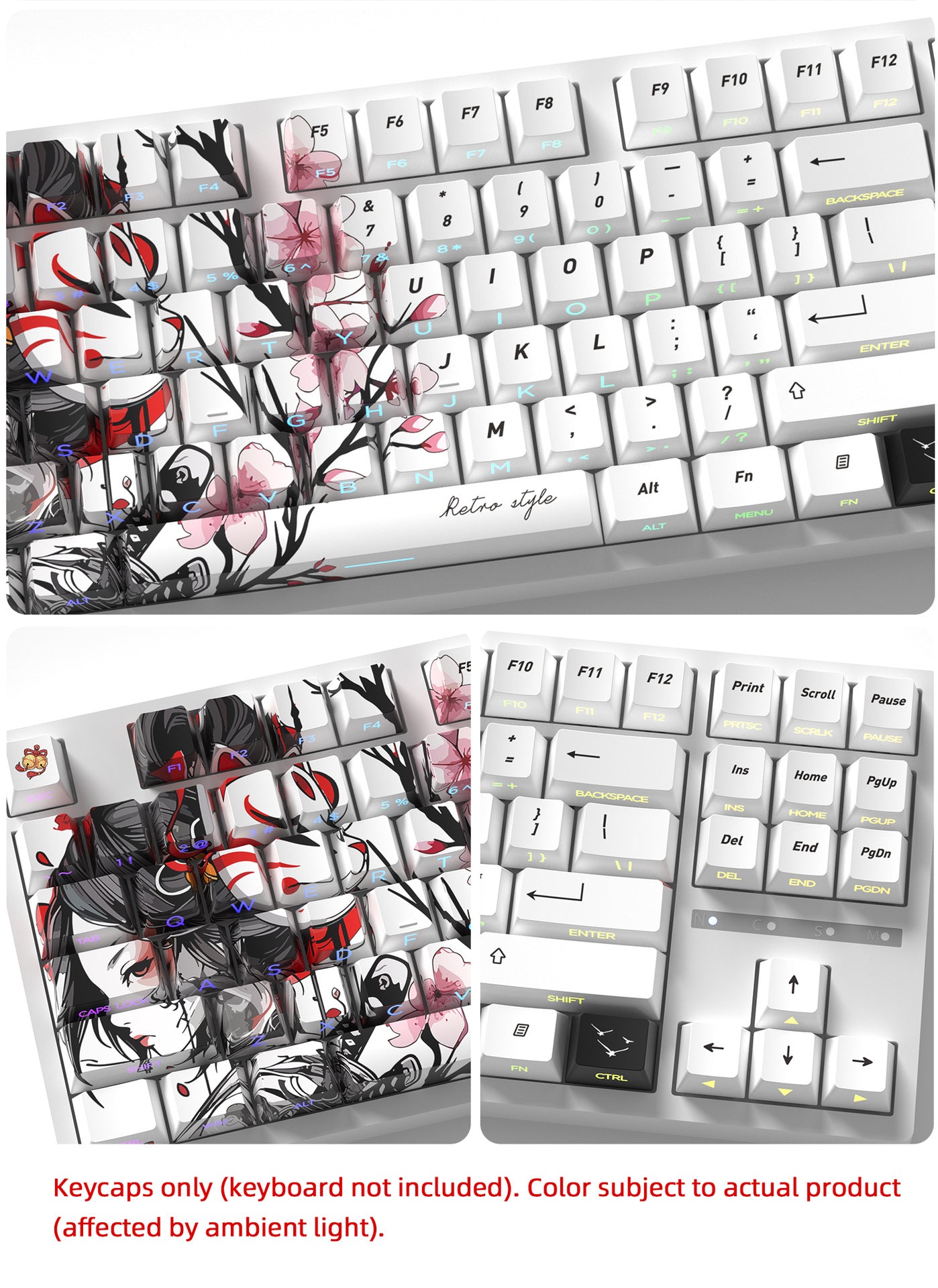 Red Fox Side Backlight Keycaps