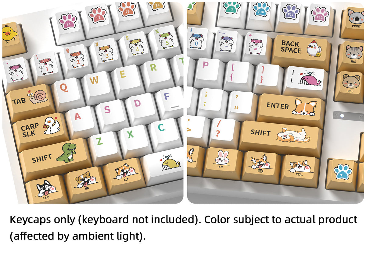 Cute Zoo Keycaps