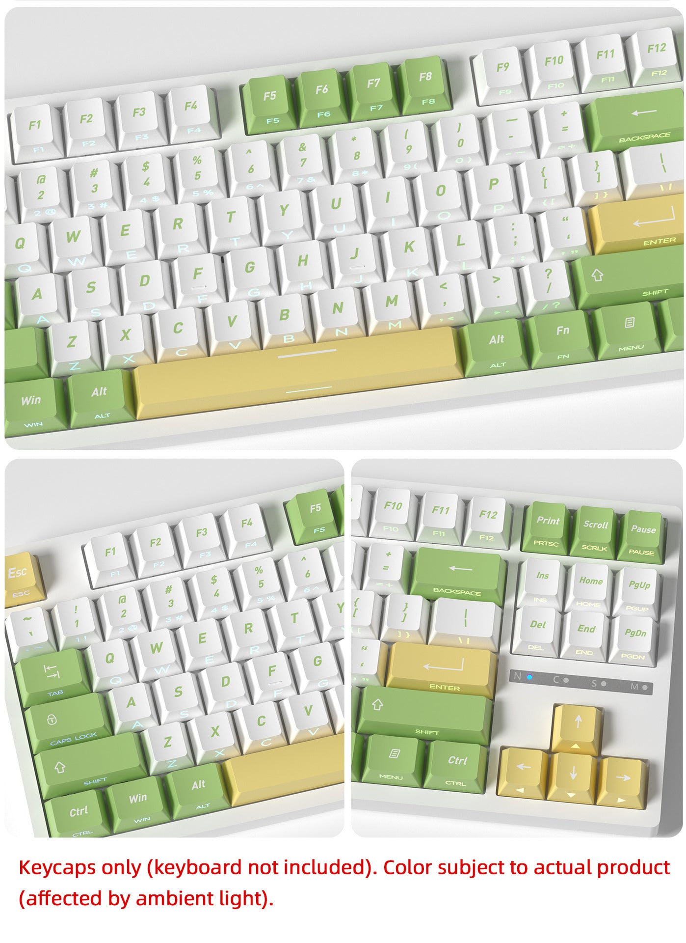 Tsubaki Side Backlight Keycaps