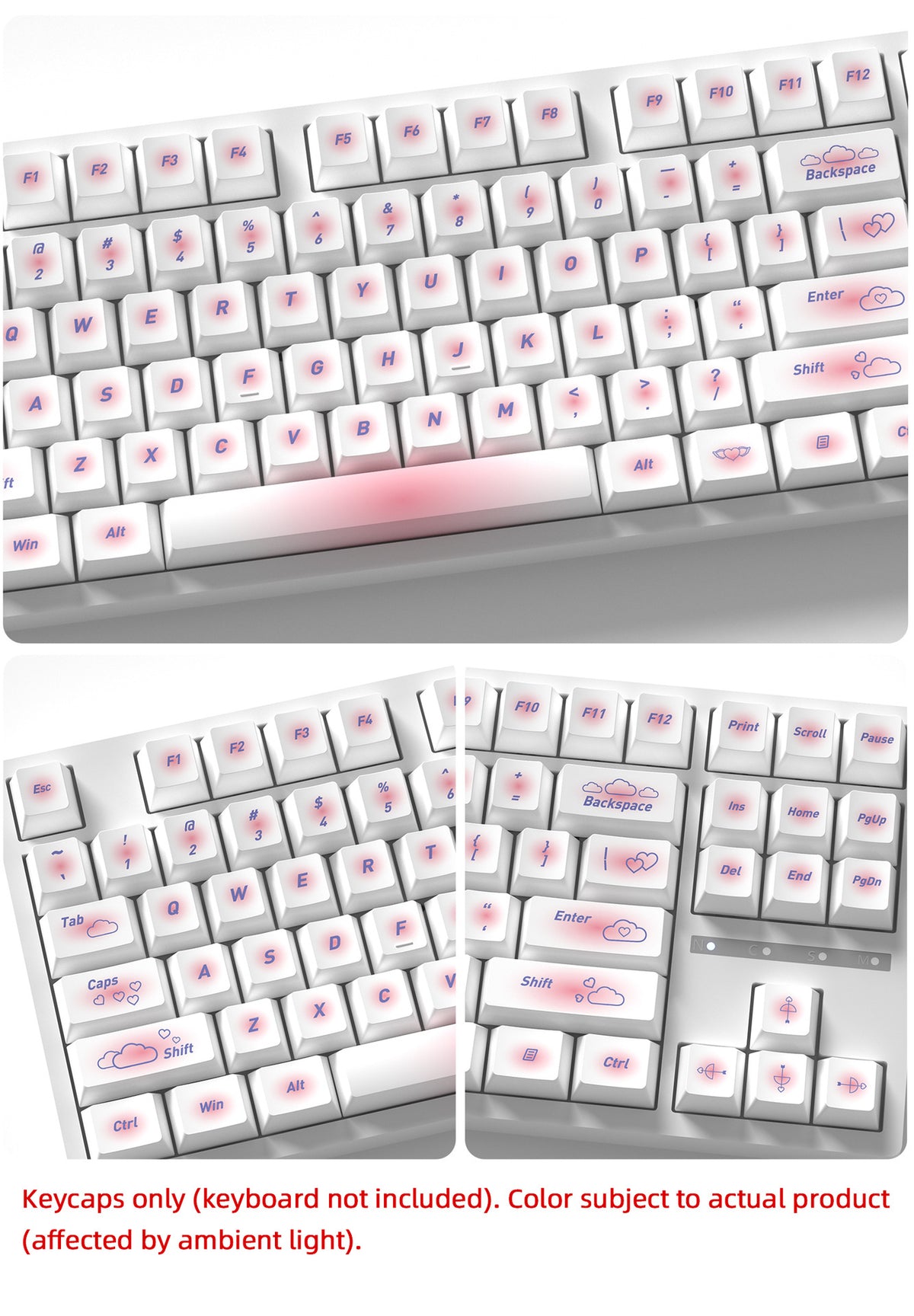 Cloud Mood Keycaps