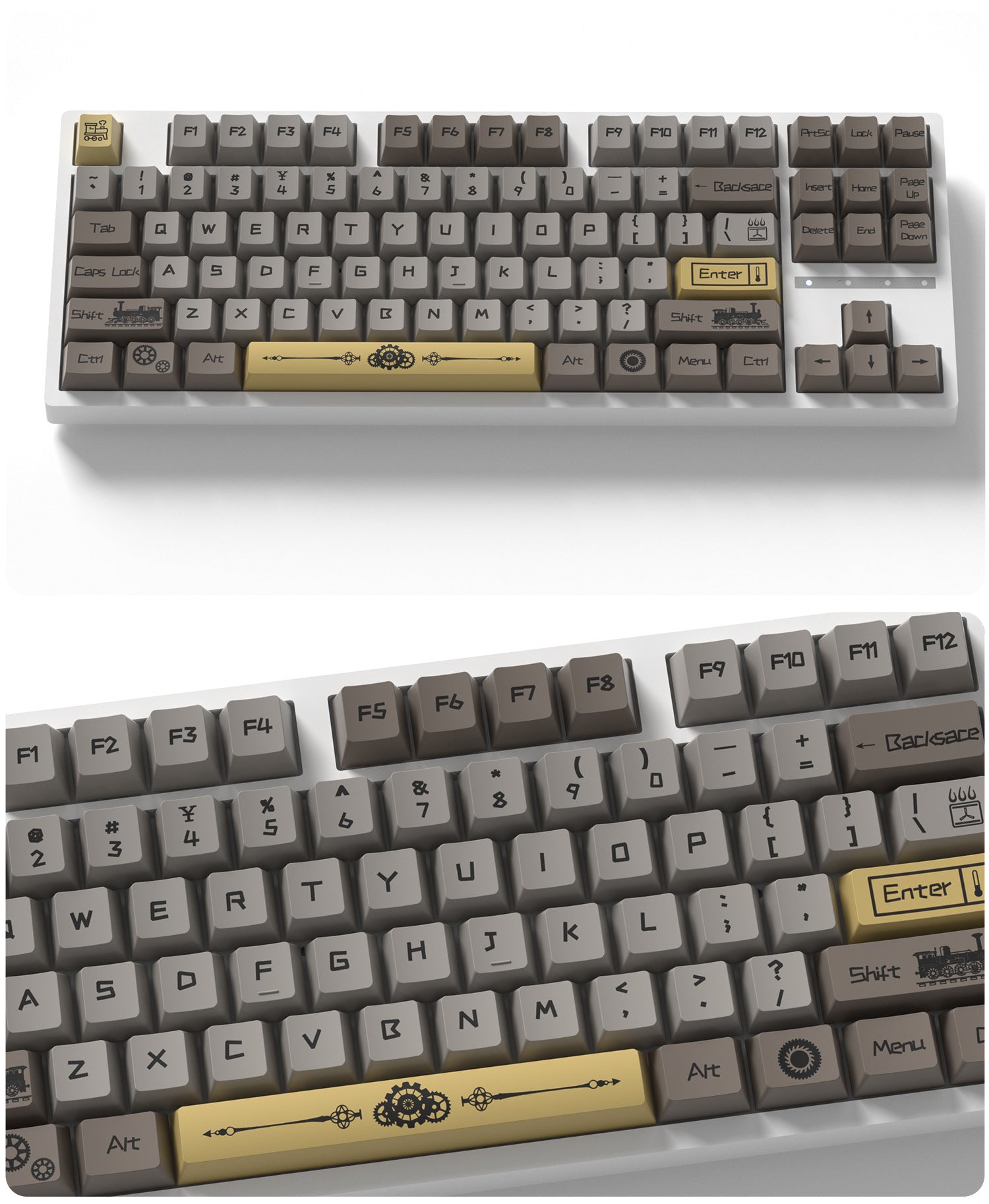 Steampunk Keycaps