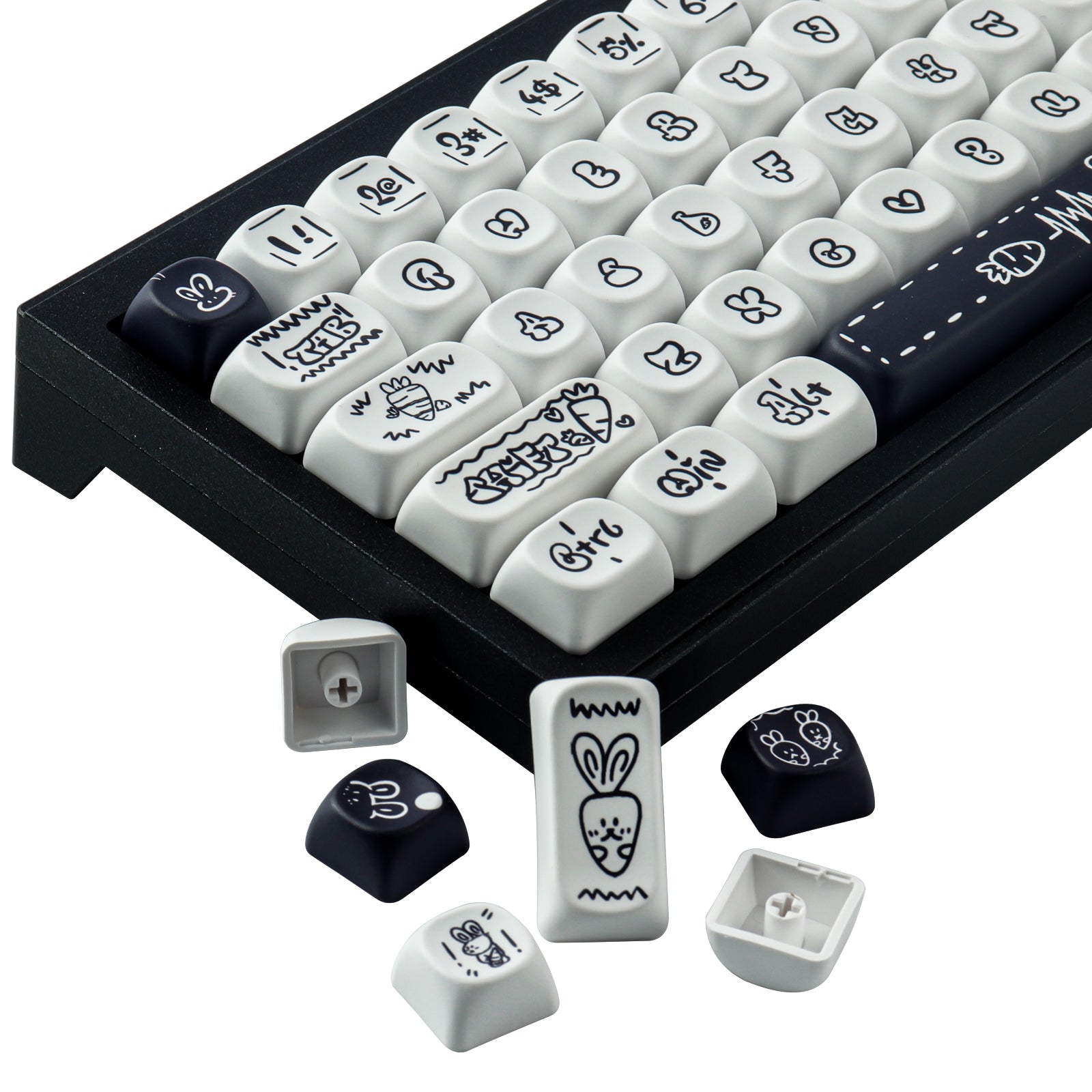 Carrot Rabbit keycaps