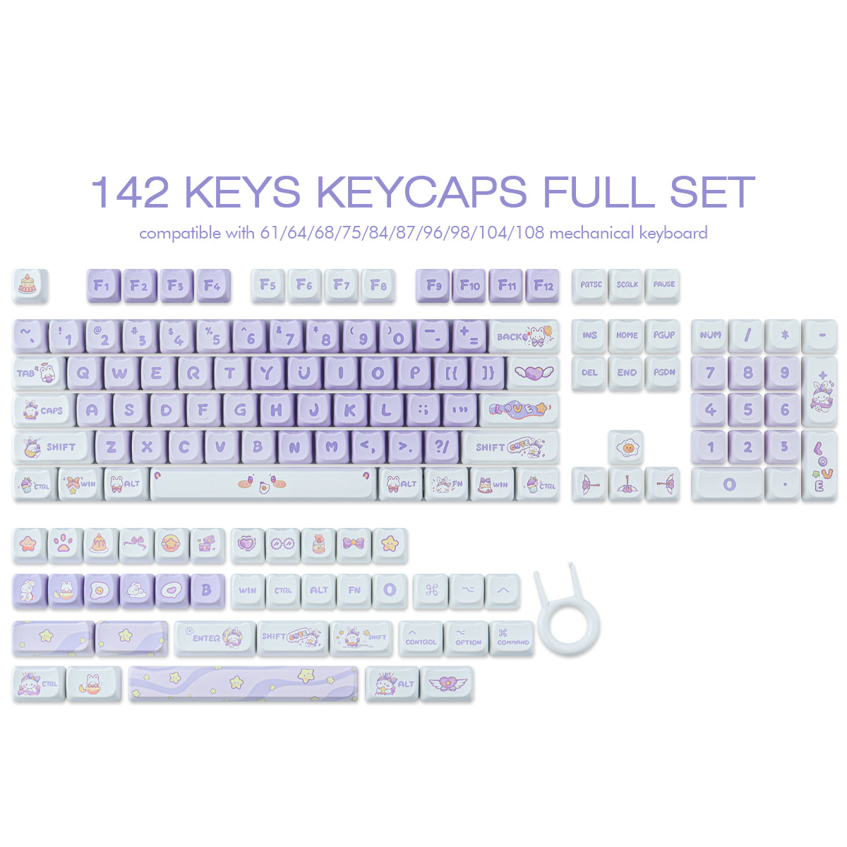 Magic Rabbit keycaps