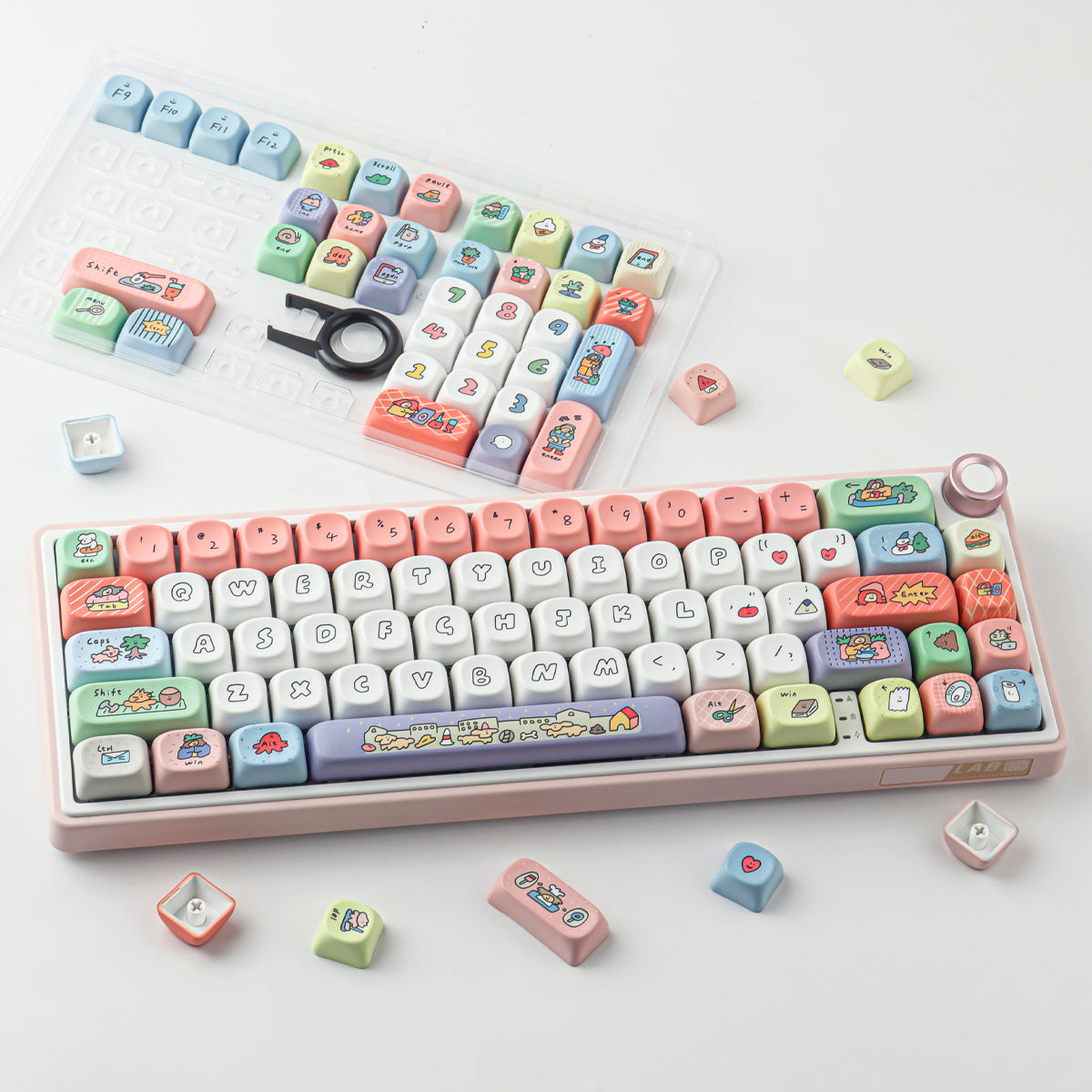 Smiley Face MOA Keycaps