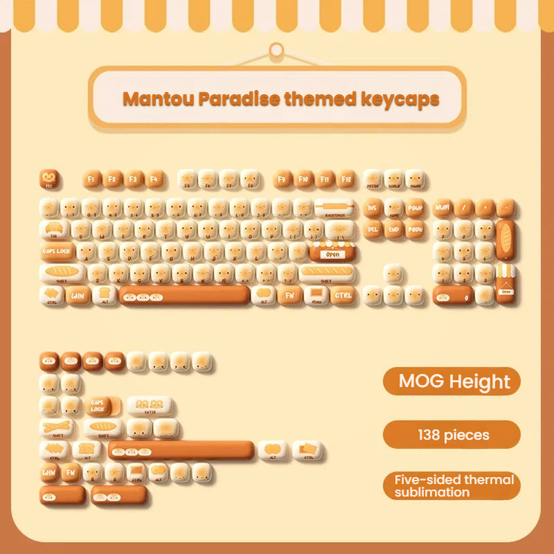 AKKO Mantou Paradise Keycaps