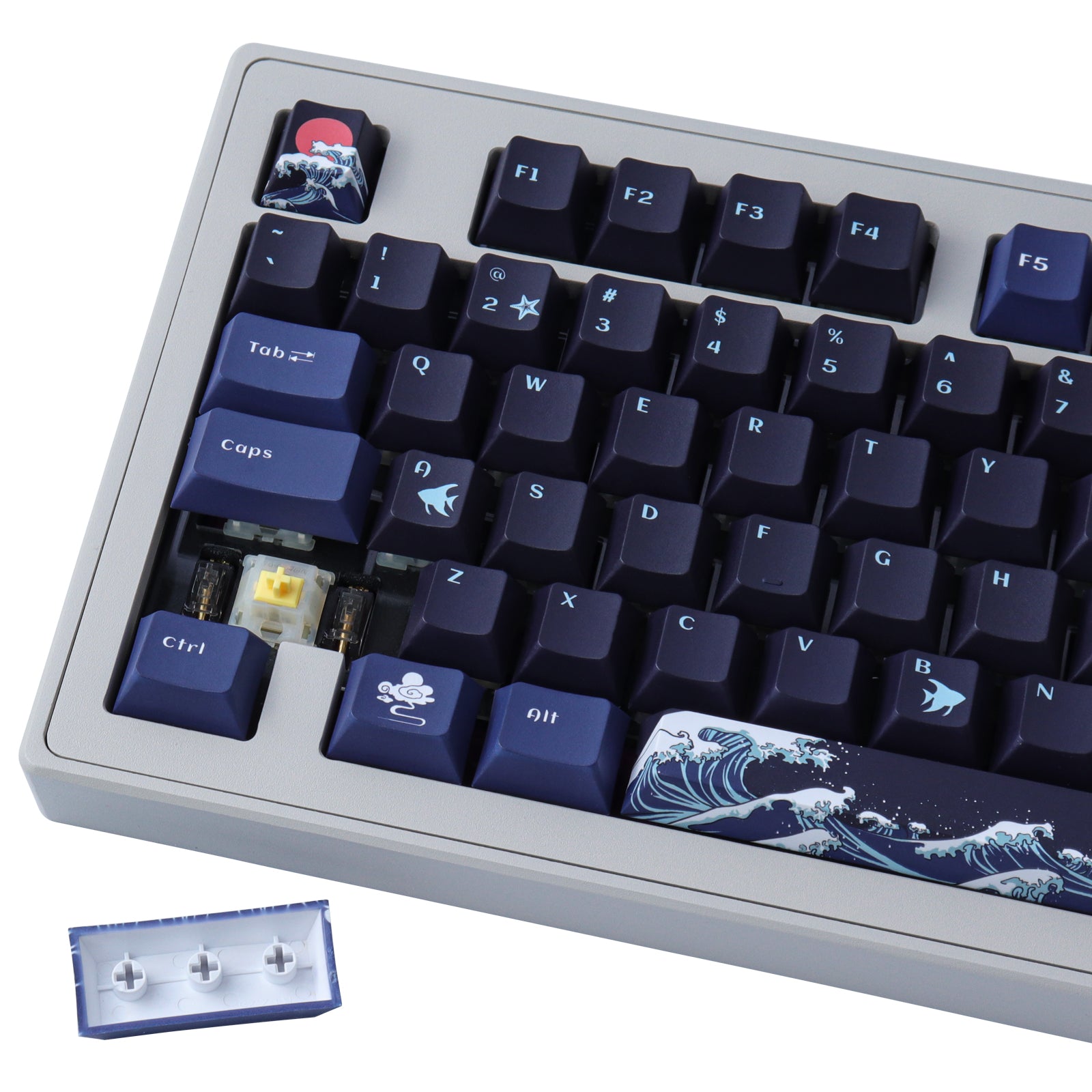 Black Coral Sea Keycaps