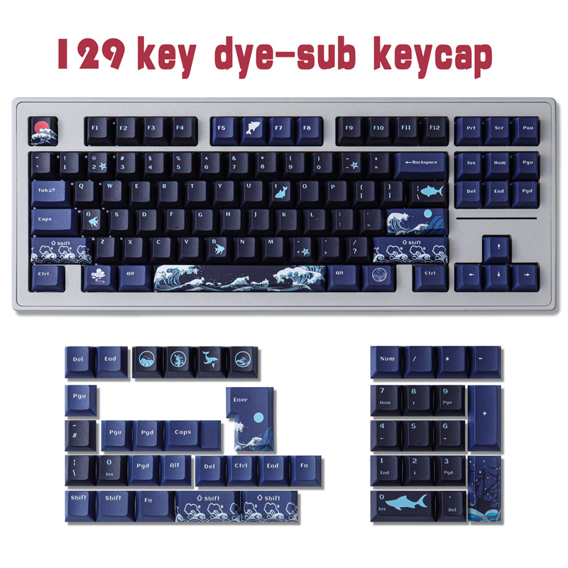 Black Coral Sea Keycaps