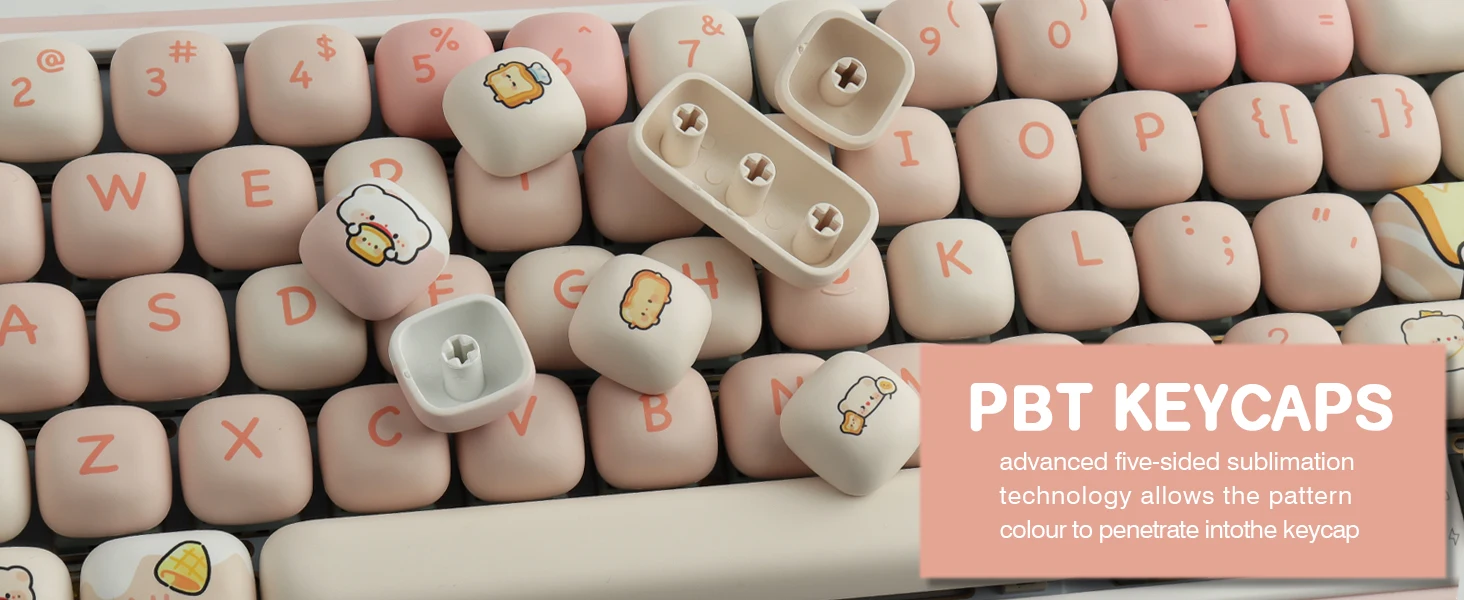 Bread Bear keycaps
