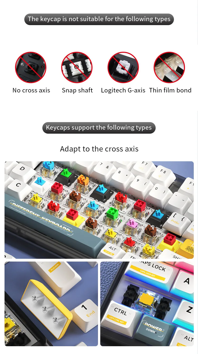 8 Steeds Side Backlight Keycaps - joorkey