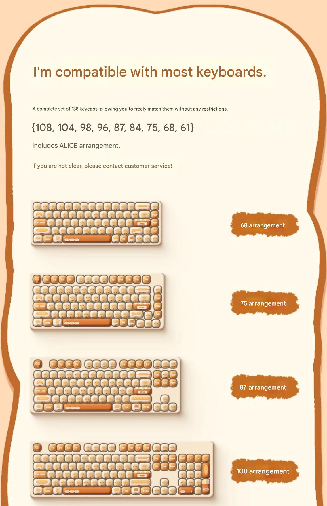 AKKO Mantou Paradise Keycaps