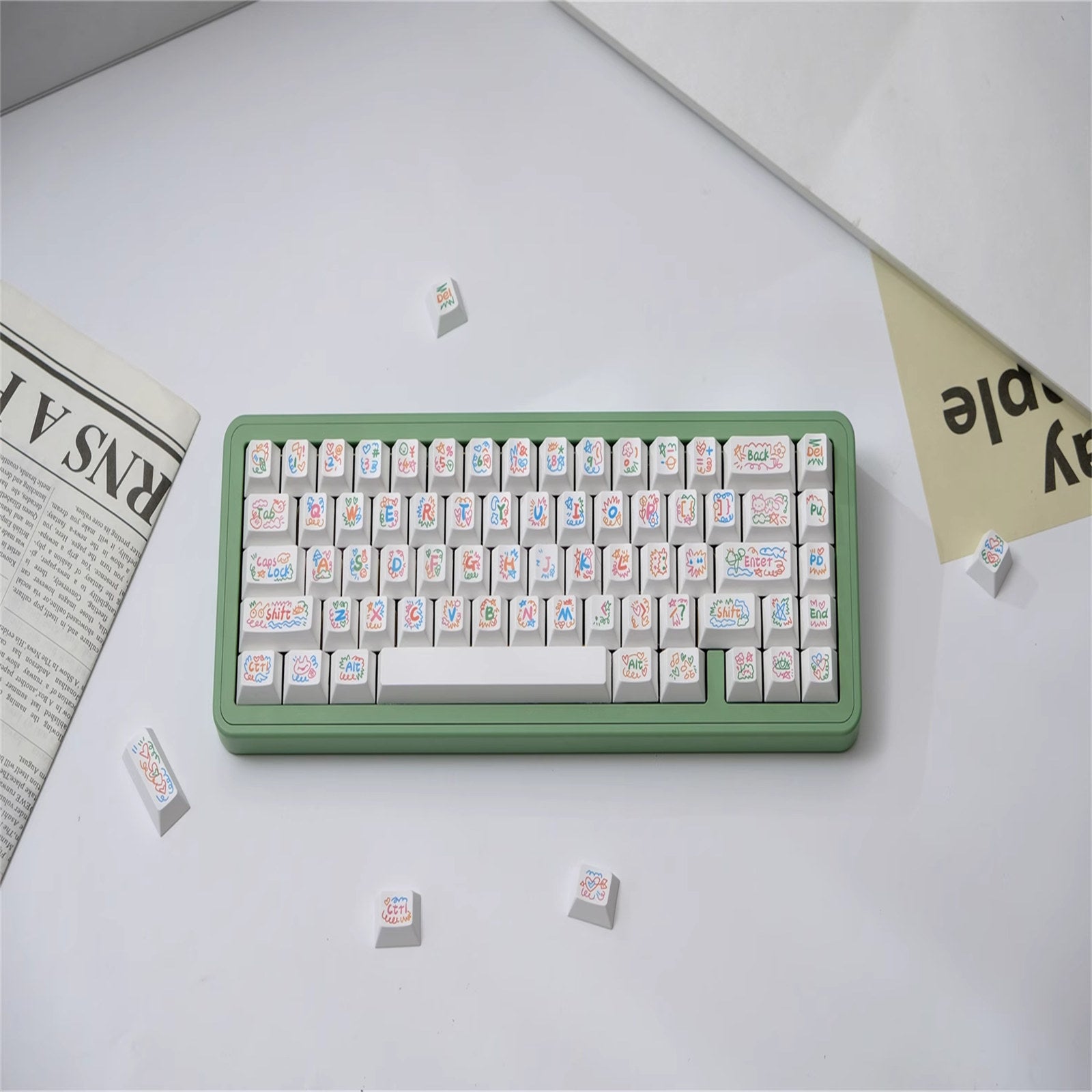 Graffiti keycaps