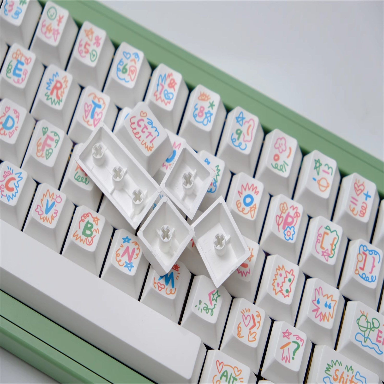 Graffiti keycaps