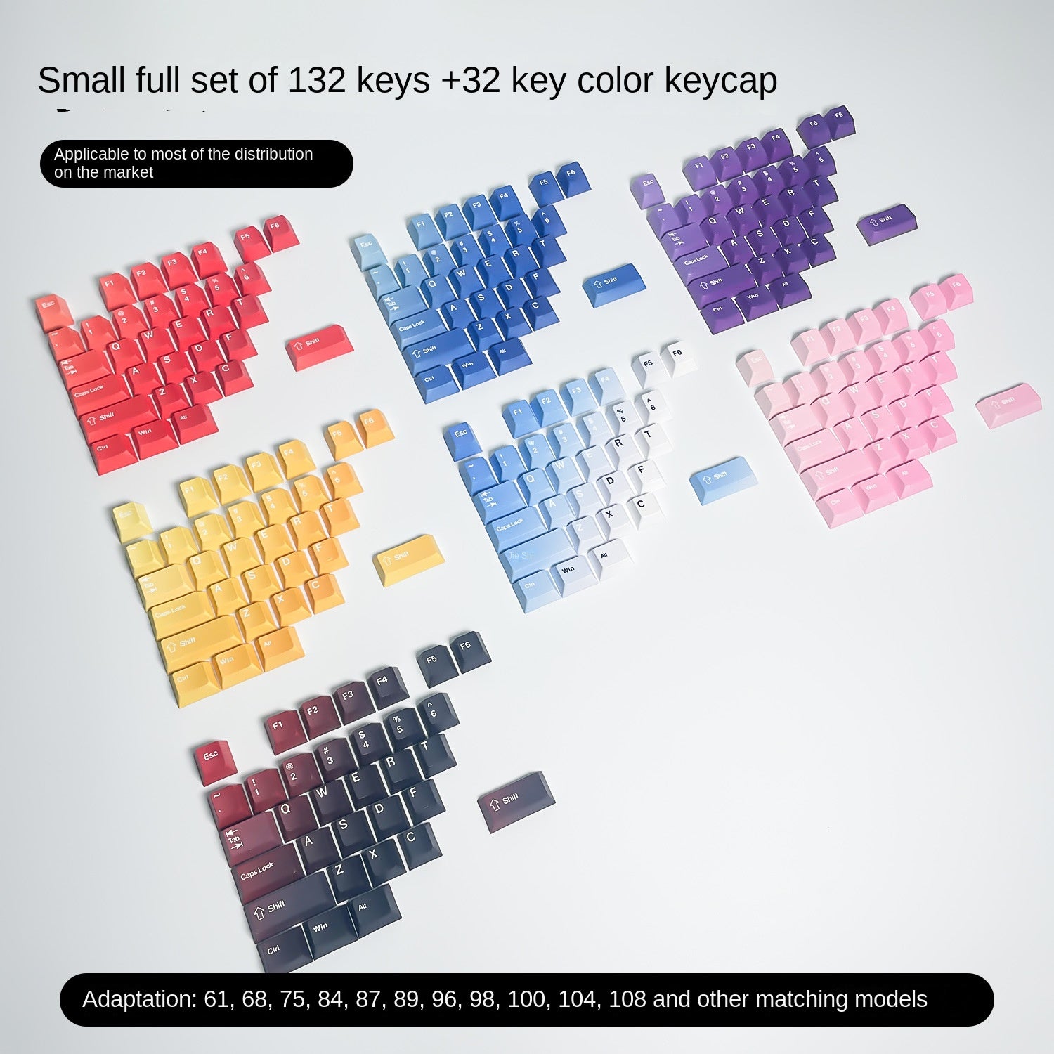 Transparent PC Keycaps