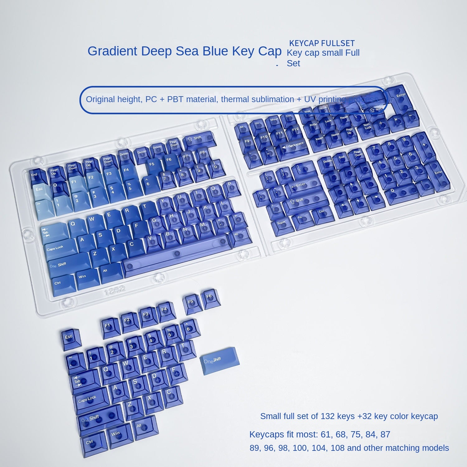 Transparent PC Keycaps