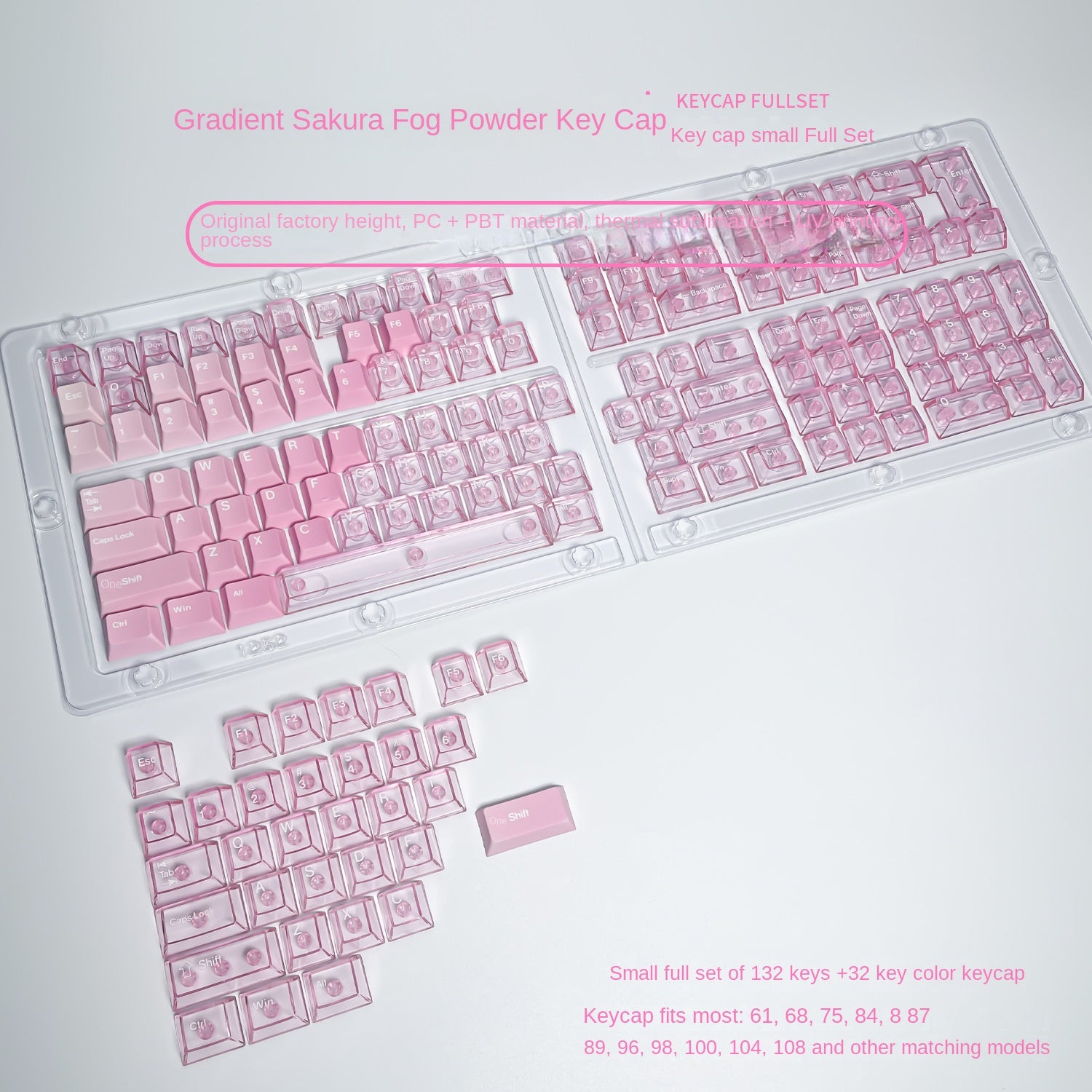 Transparent PC Keycaps