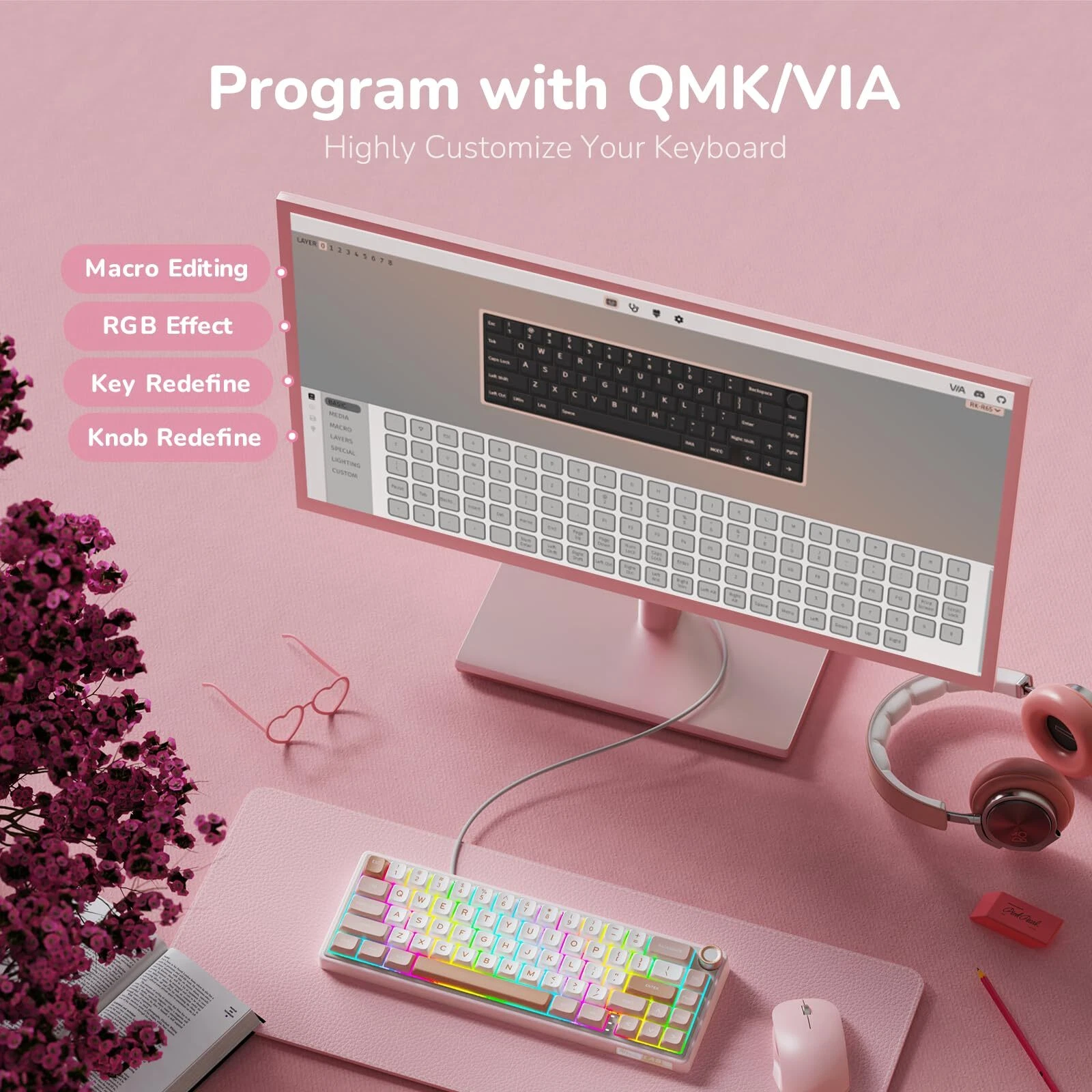 RK ROYAL KLUDGE R65 Mechanical Keyboard