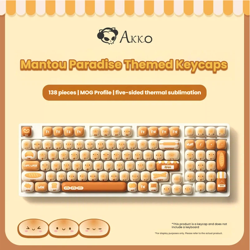 AKKO Mantou Paradise Keycaps