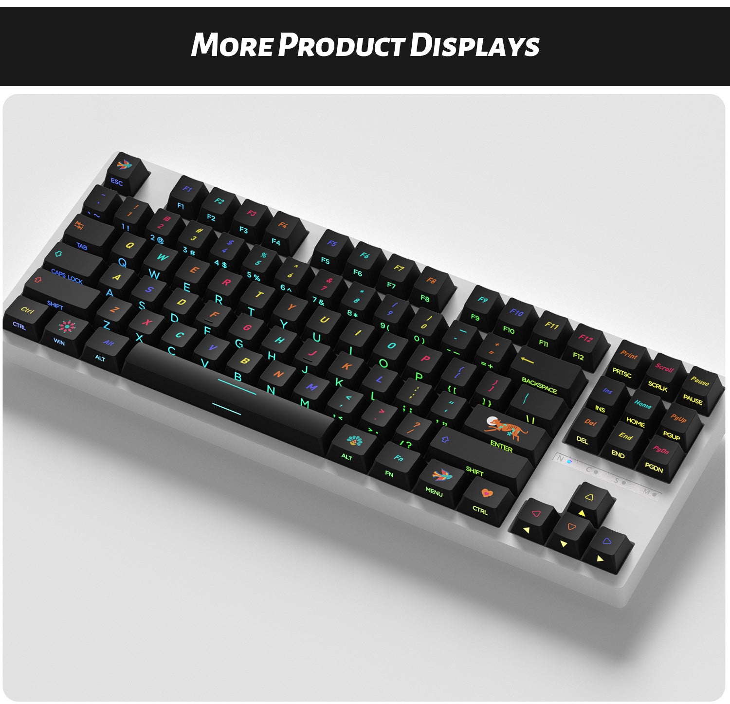 Underground World Side Backlight Keycaps