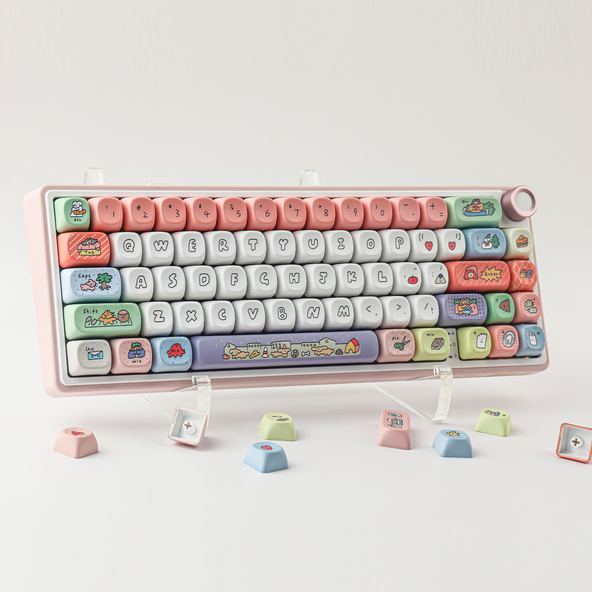 Smiley Face MOA Keycaps