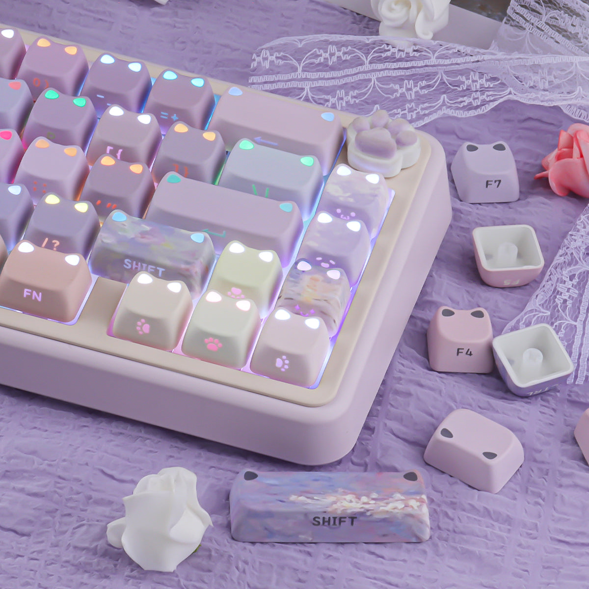 Water Lilies Keycaps