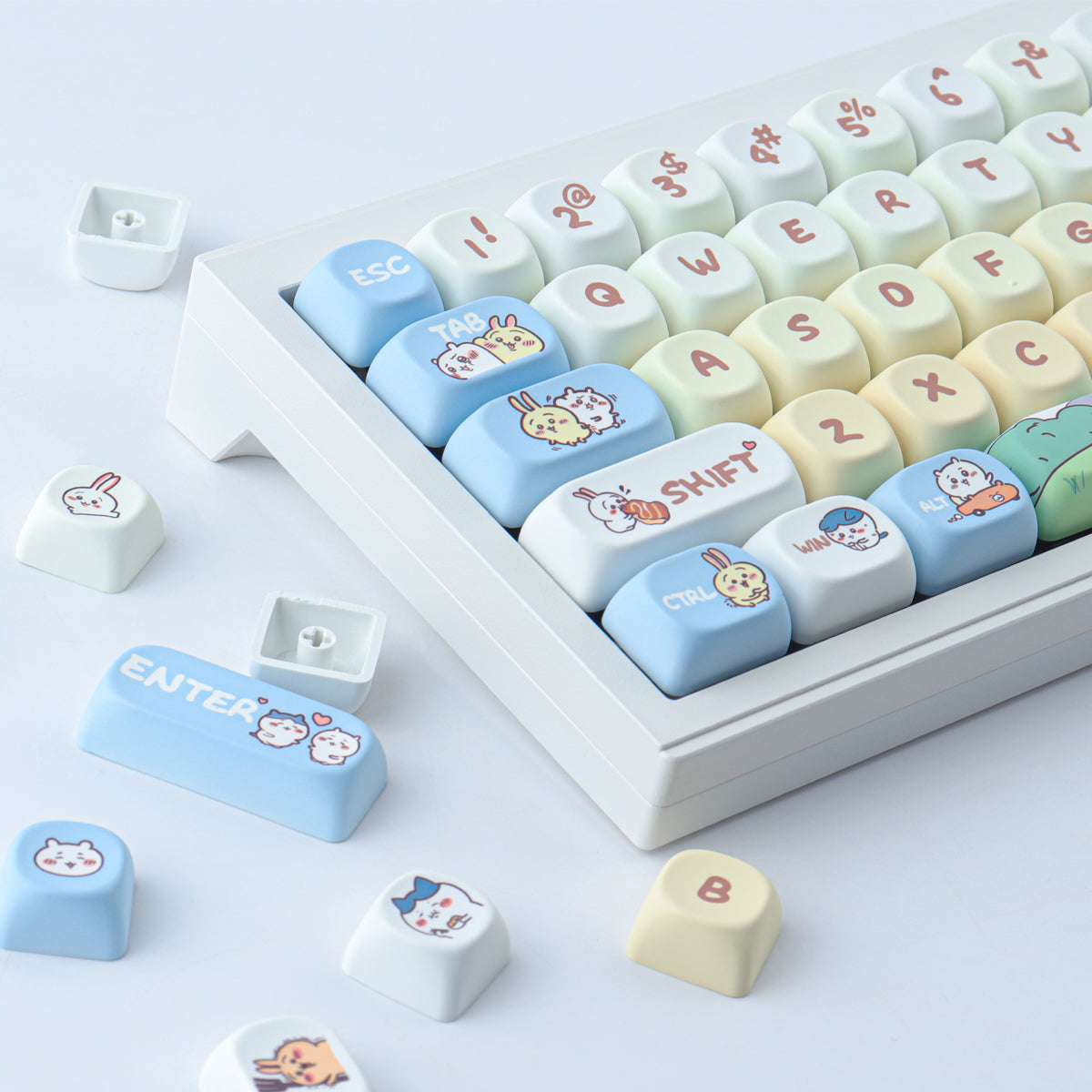 Hachiware keycaps
