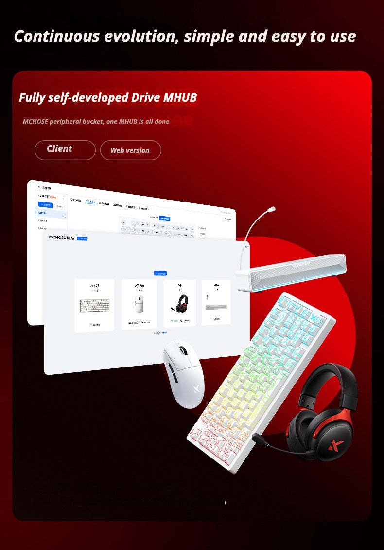 MCHOSE Jet 75 Magnetic Keyboard - joorkey