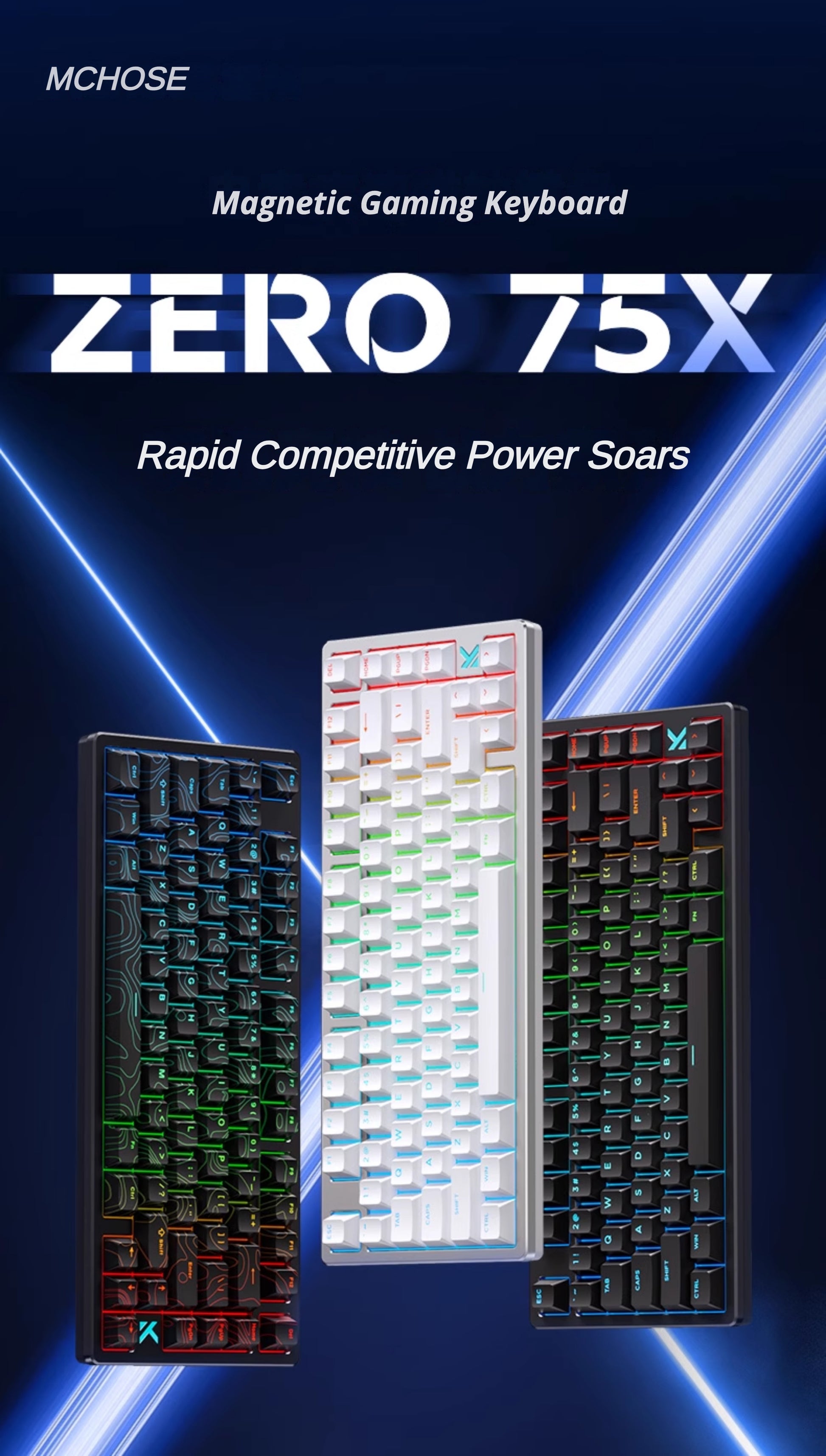 MCHOSE ZERO 75X Magnetic Gaming Keyboard - joorkey