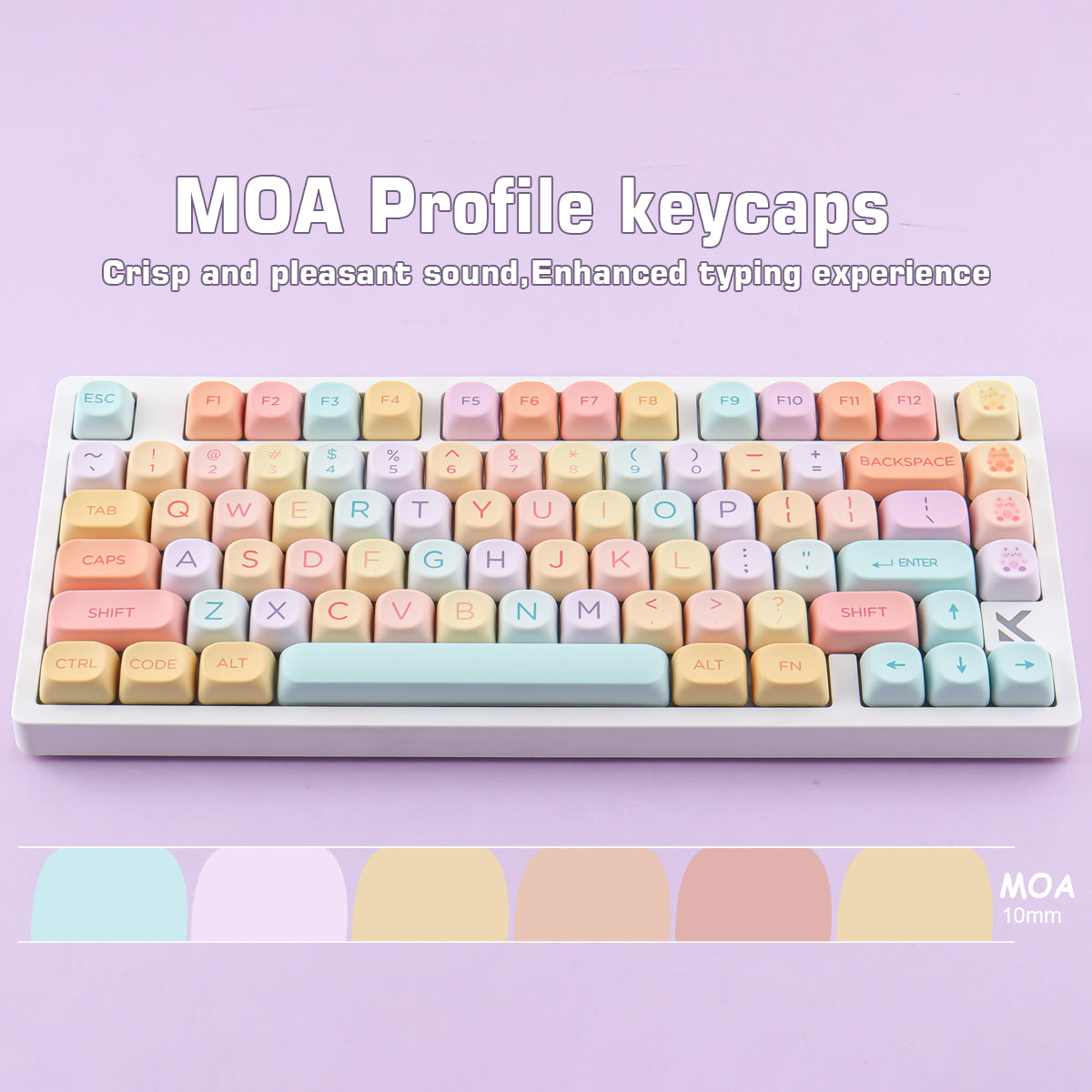 Colorful Meow Keycaps