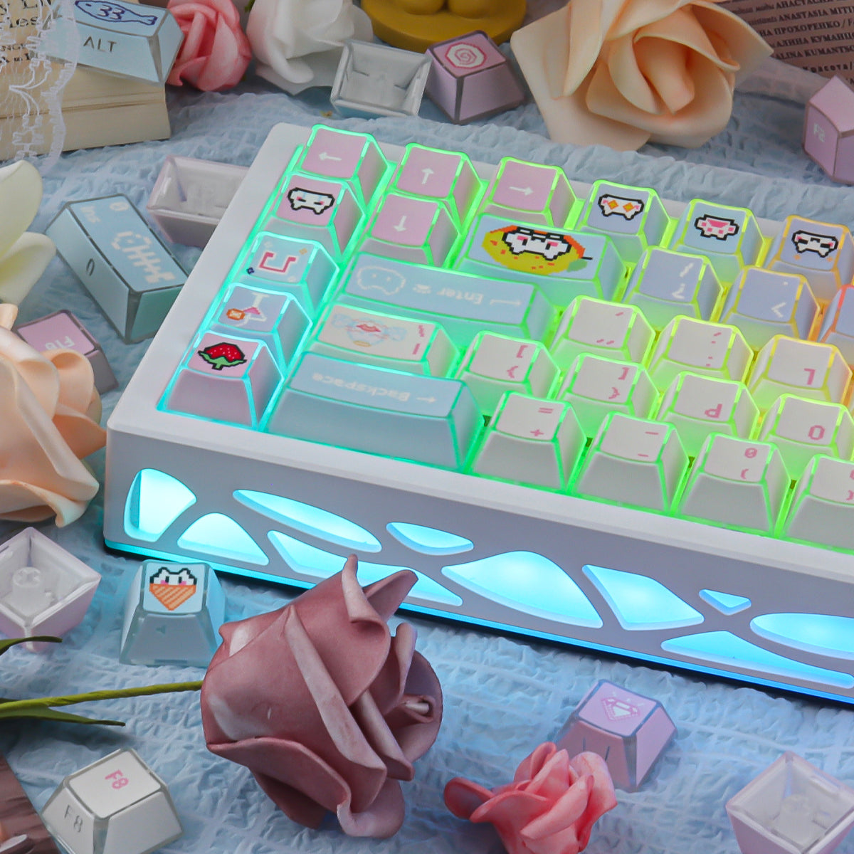 Meow Shadow Side Backlight Keycaps