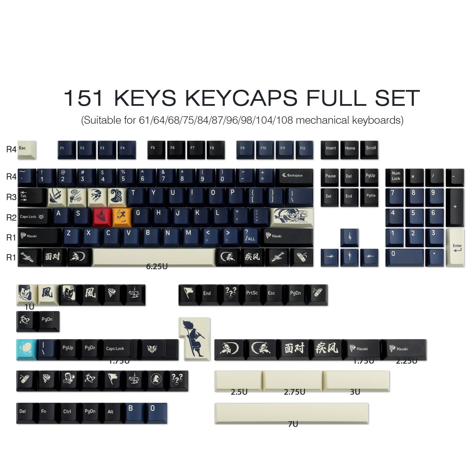 Swordsman keycaps