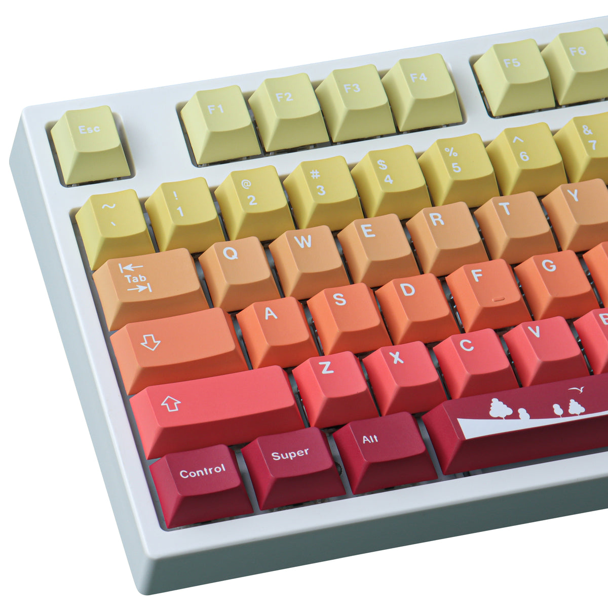 Autumn keycaps 129 Keys PBT Keycaps Cherry Profile DYE-SUB Customized ...