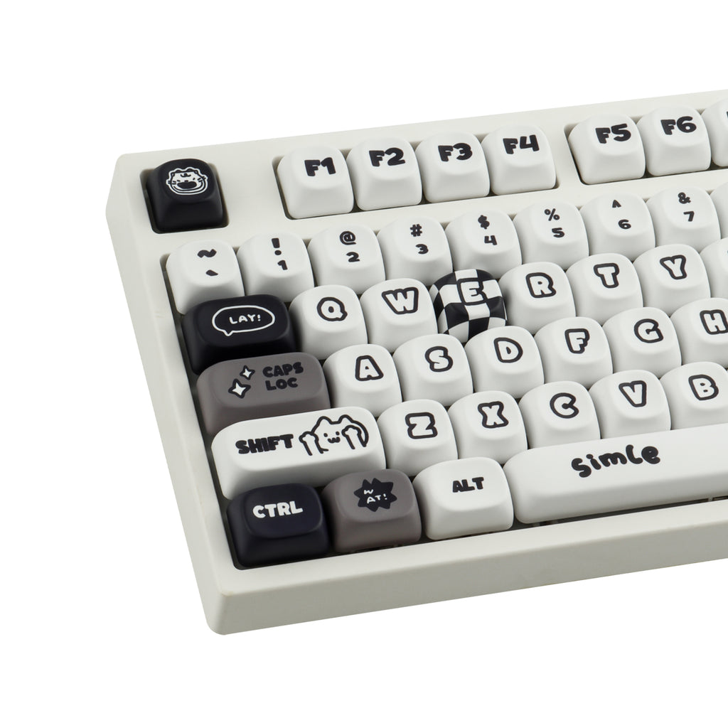 Cats Dogs War keycaps