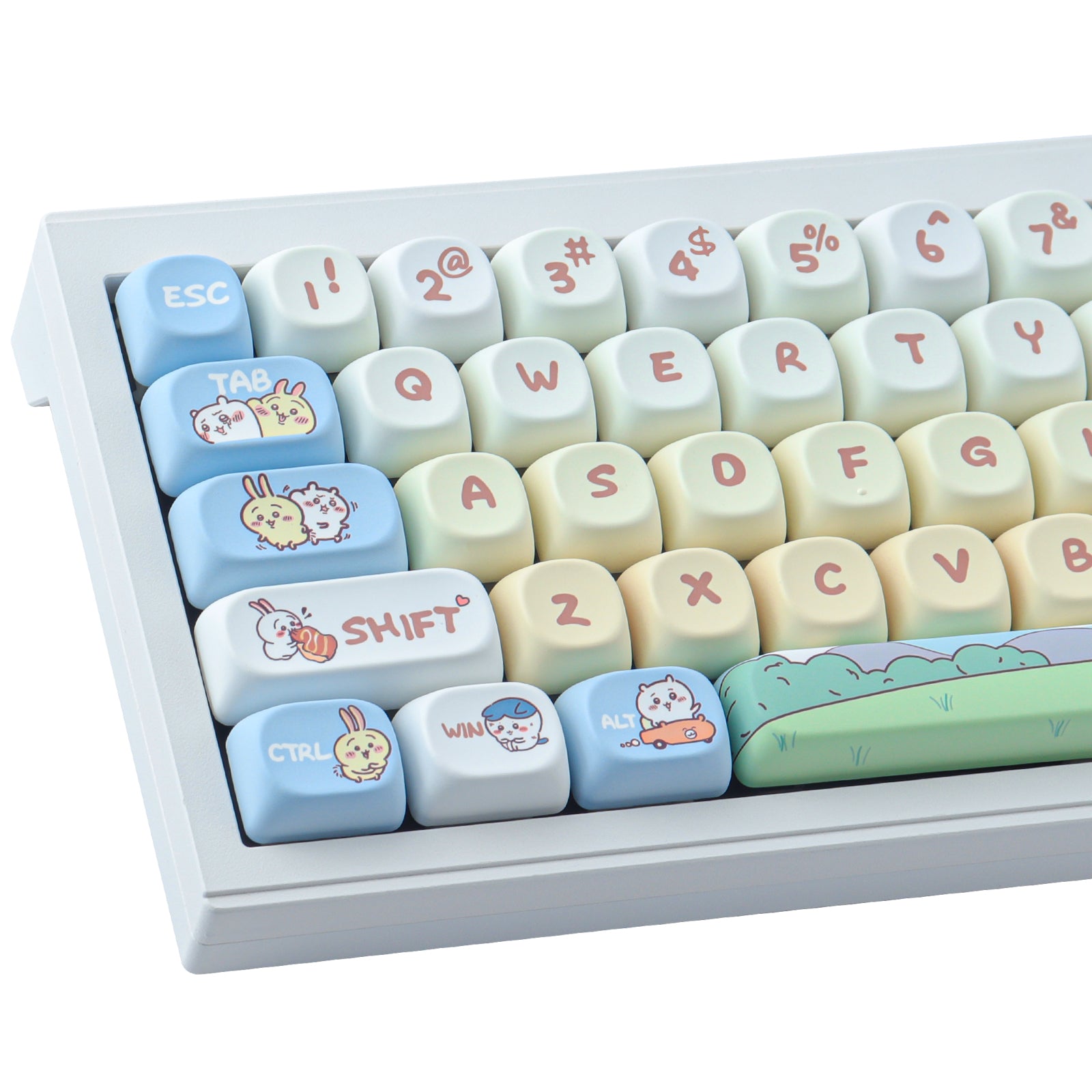Hachiware keycaps