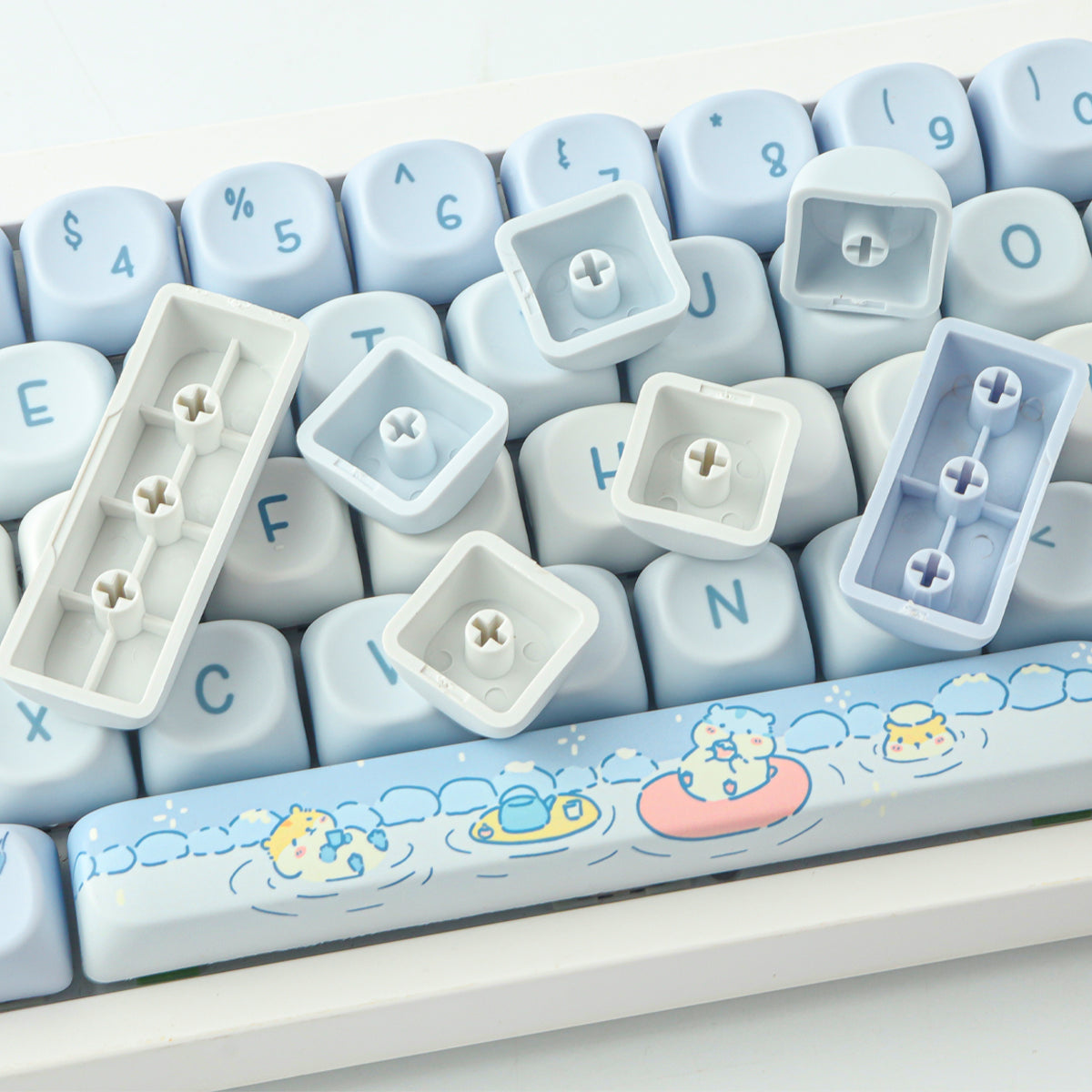 Tater Keys Potato Treasure keycaps 132 Keys PBT Keycaps MOA Profile DYE-SUB ...