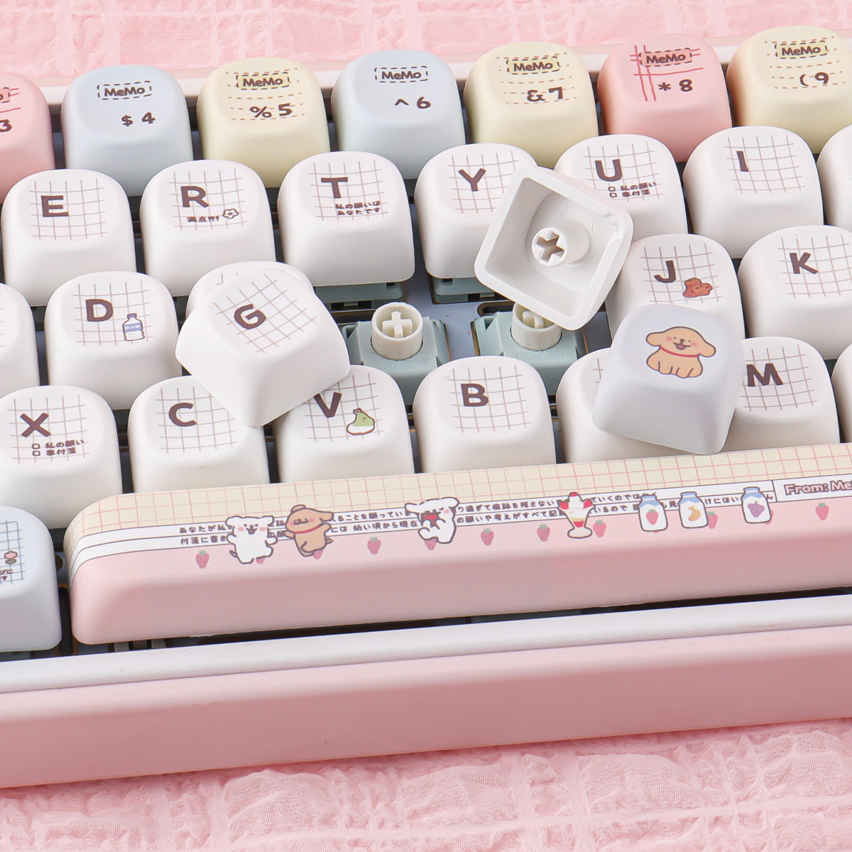 Line Dog Keycaps