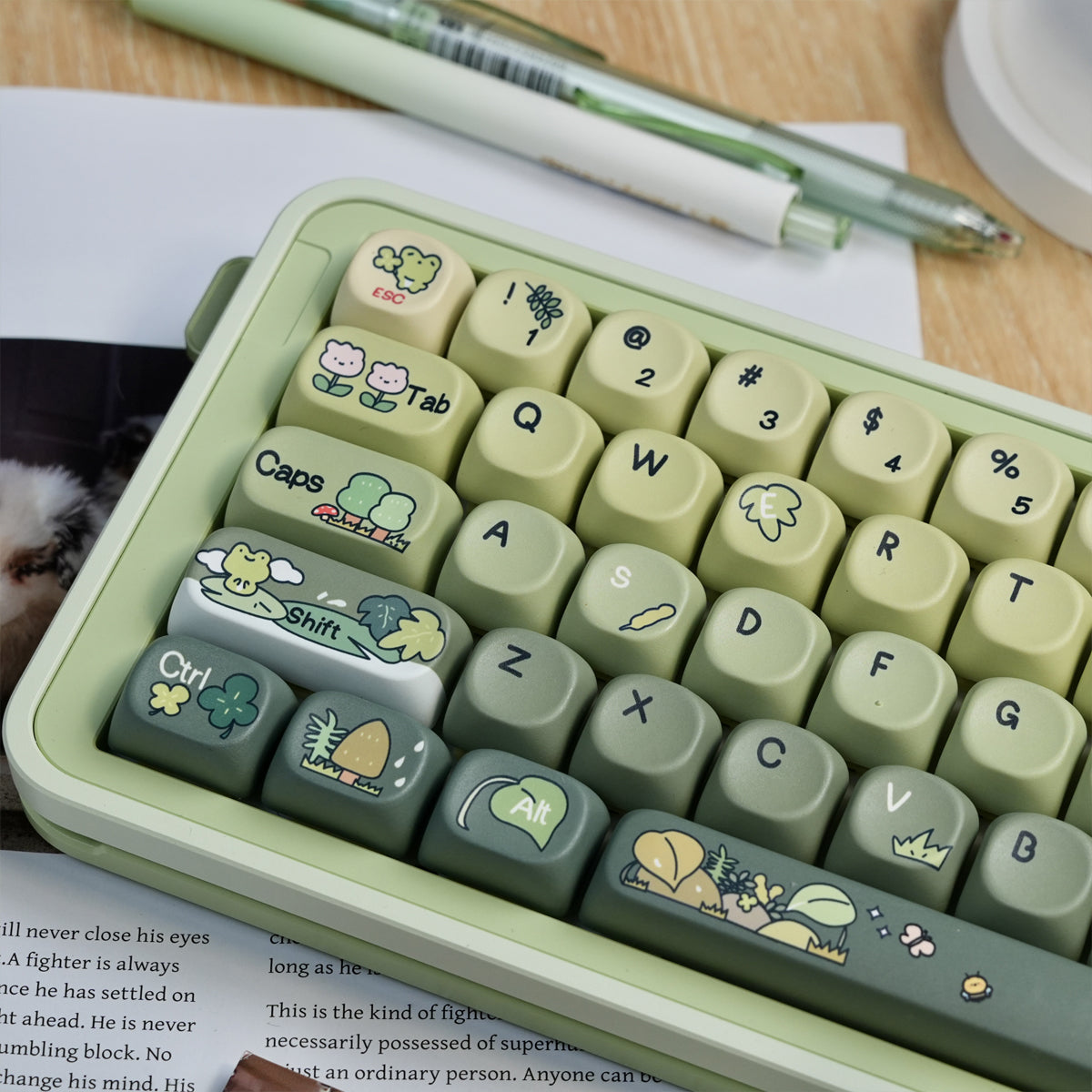 Journey Frog Keycaps