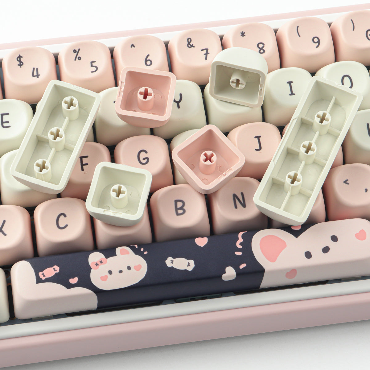 Little Rabbit Toffees keycaps