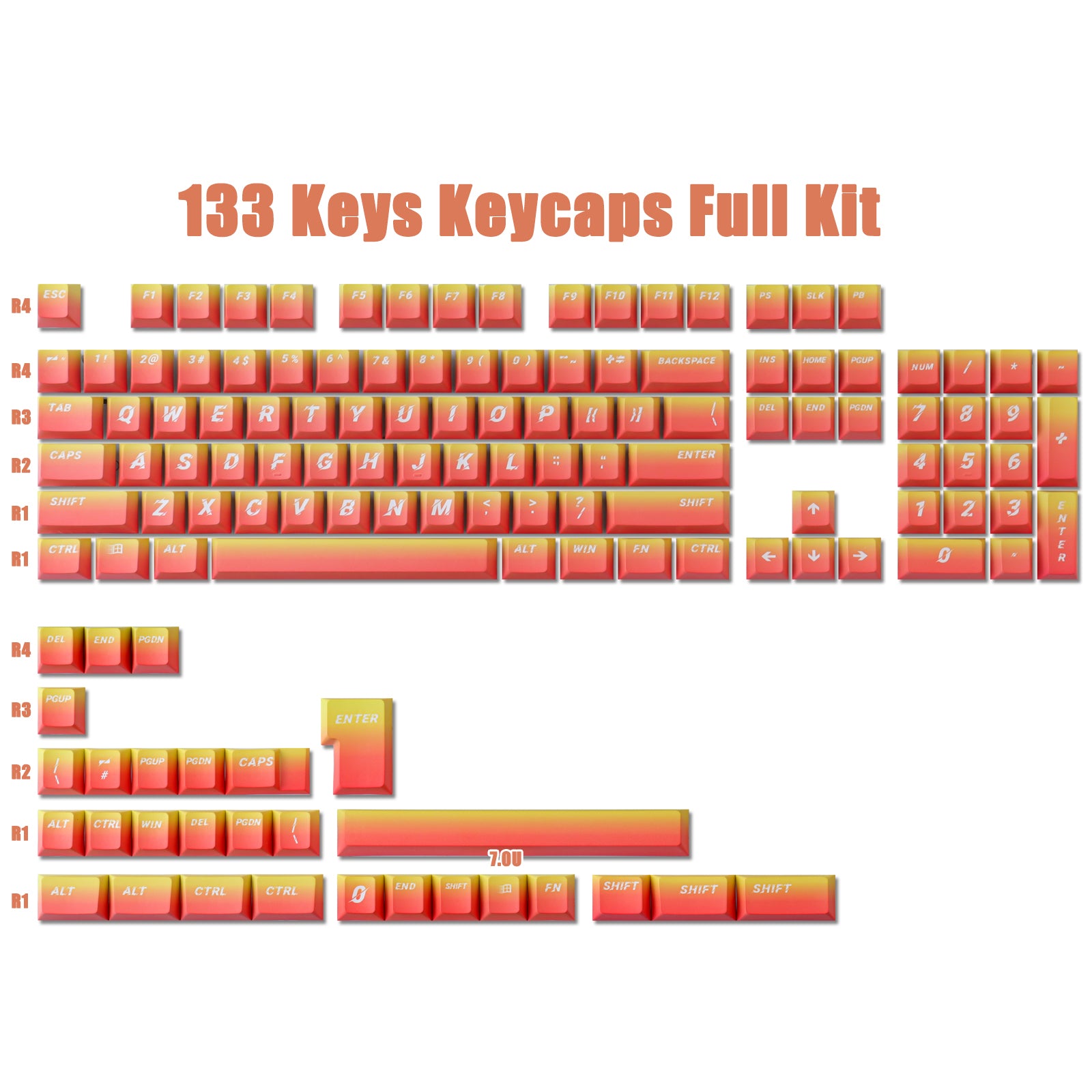 Flamingo keycaps