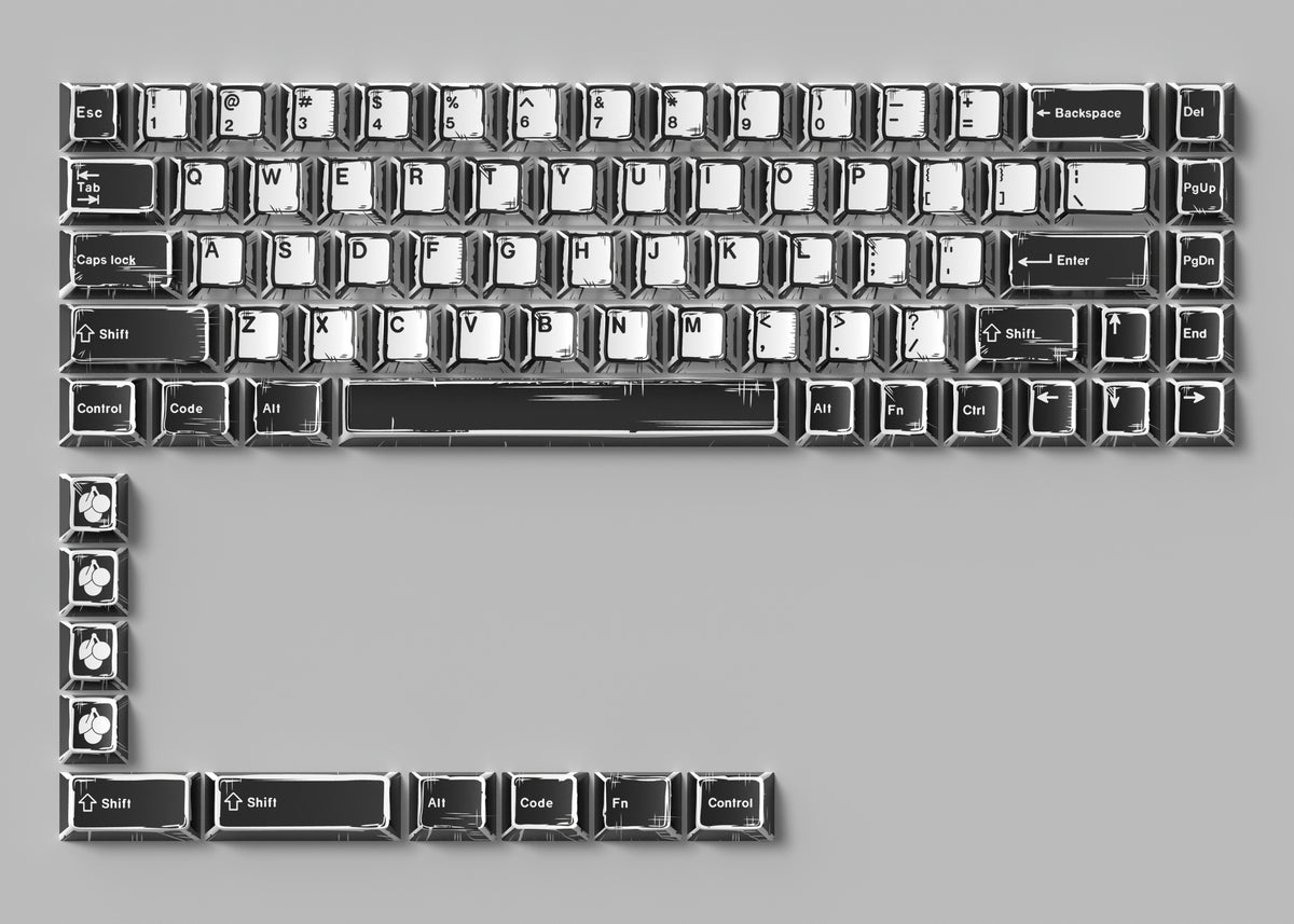 EVA Anime Comic Style Keycaps