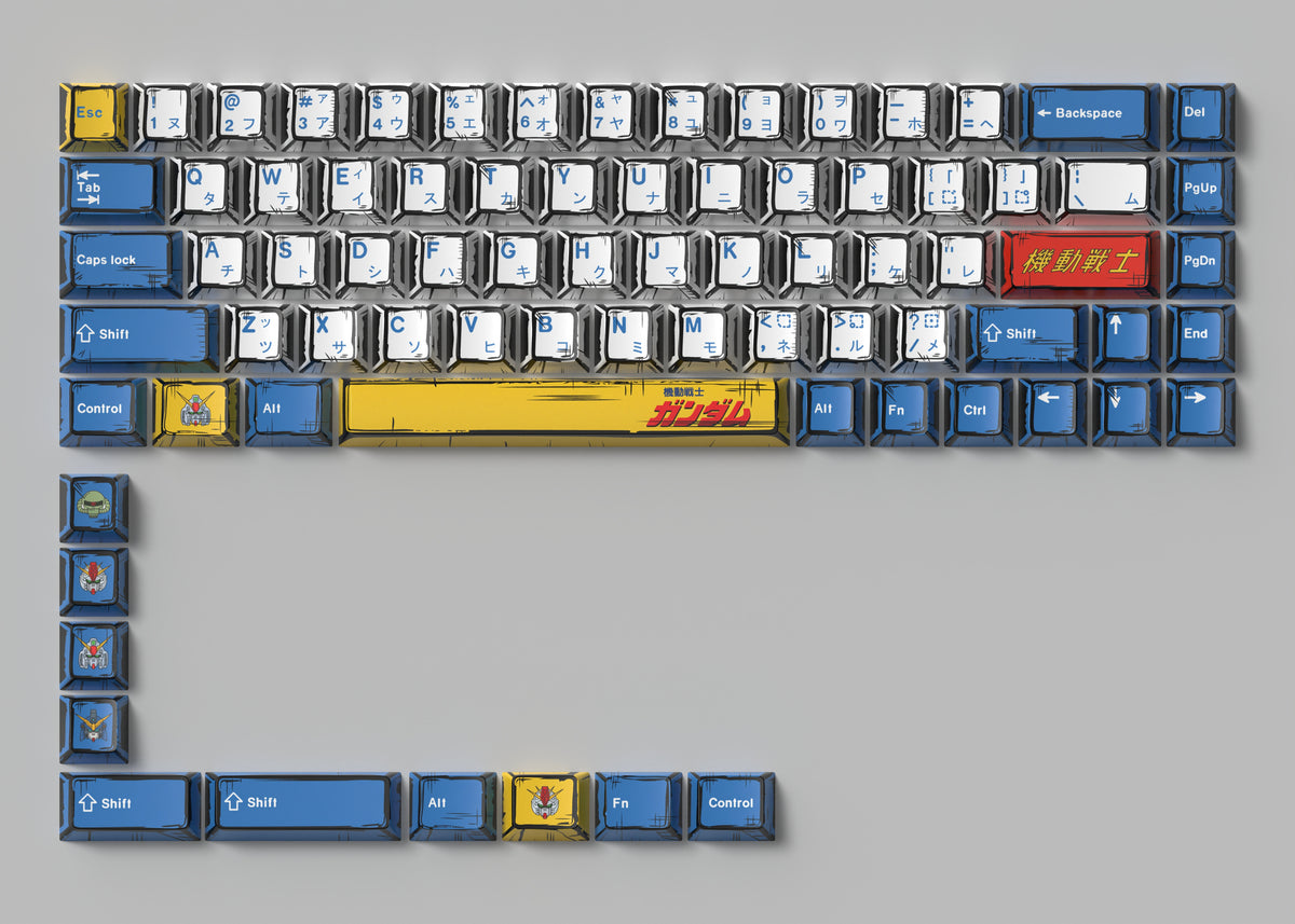 EVA Anime Comic Style Keycaps