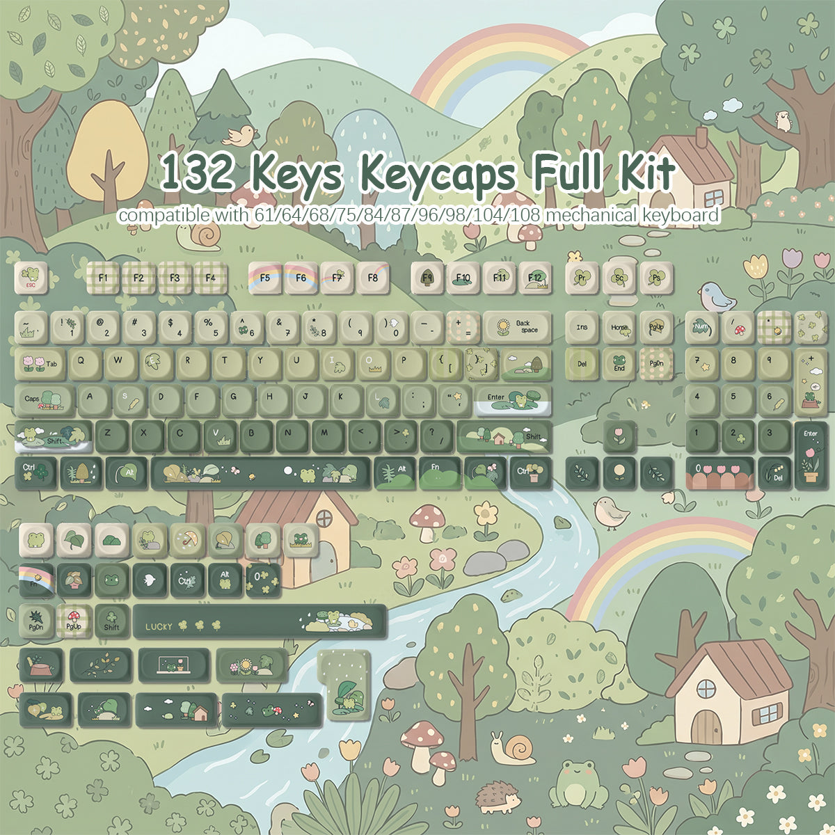 Journey Frog Keycaps