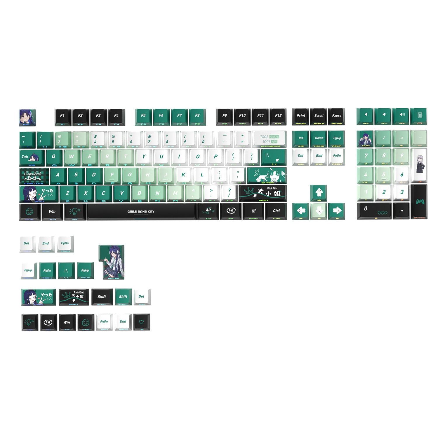Anhe Ang Side Backlight Keycaps