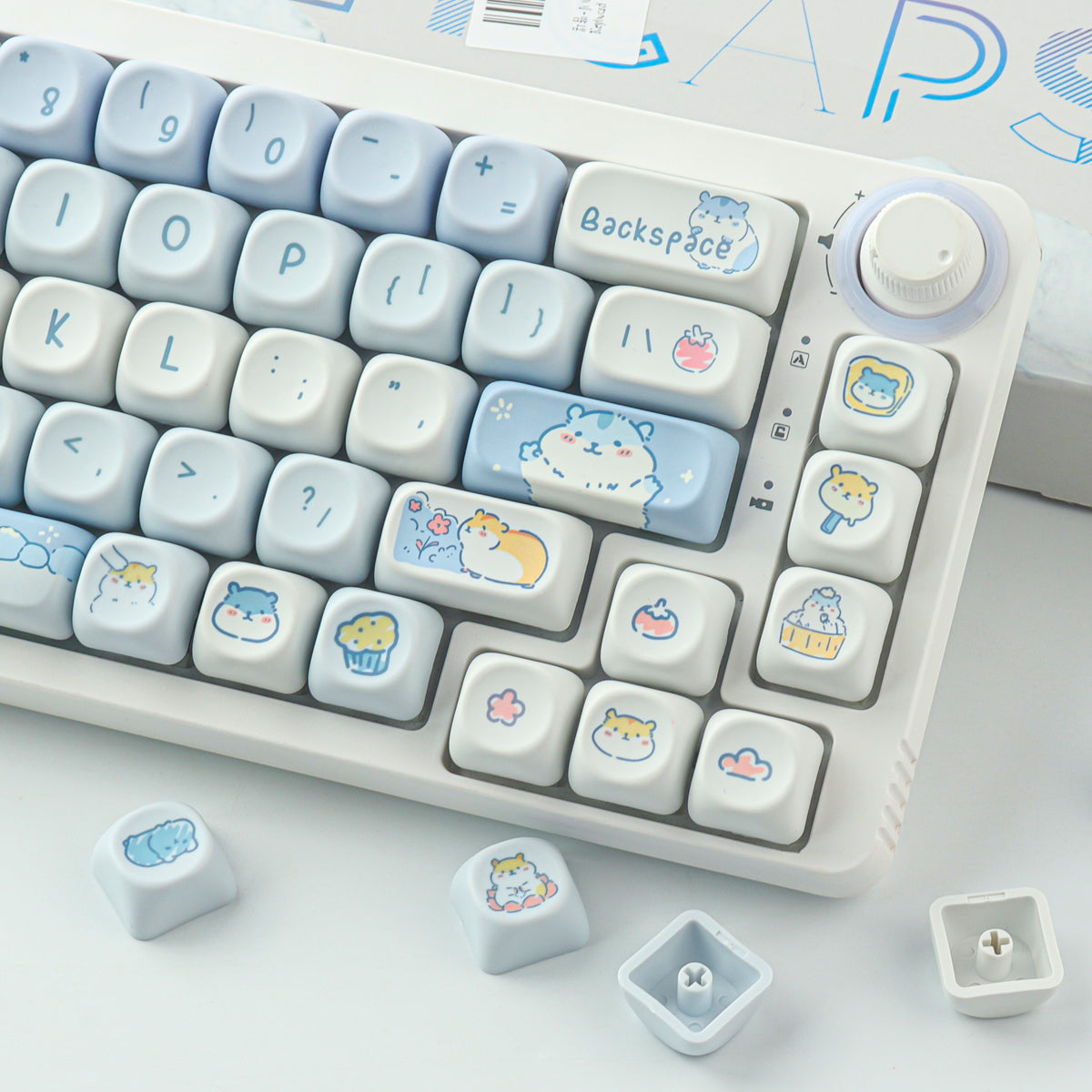 Tater Keys Potato Treasure keycaps 132 Keys PBT Keycaps MOA Profile DYE-SUB ...