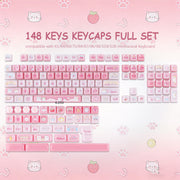 Meow Meow Pudding Keycaps - joorkey