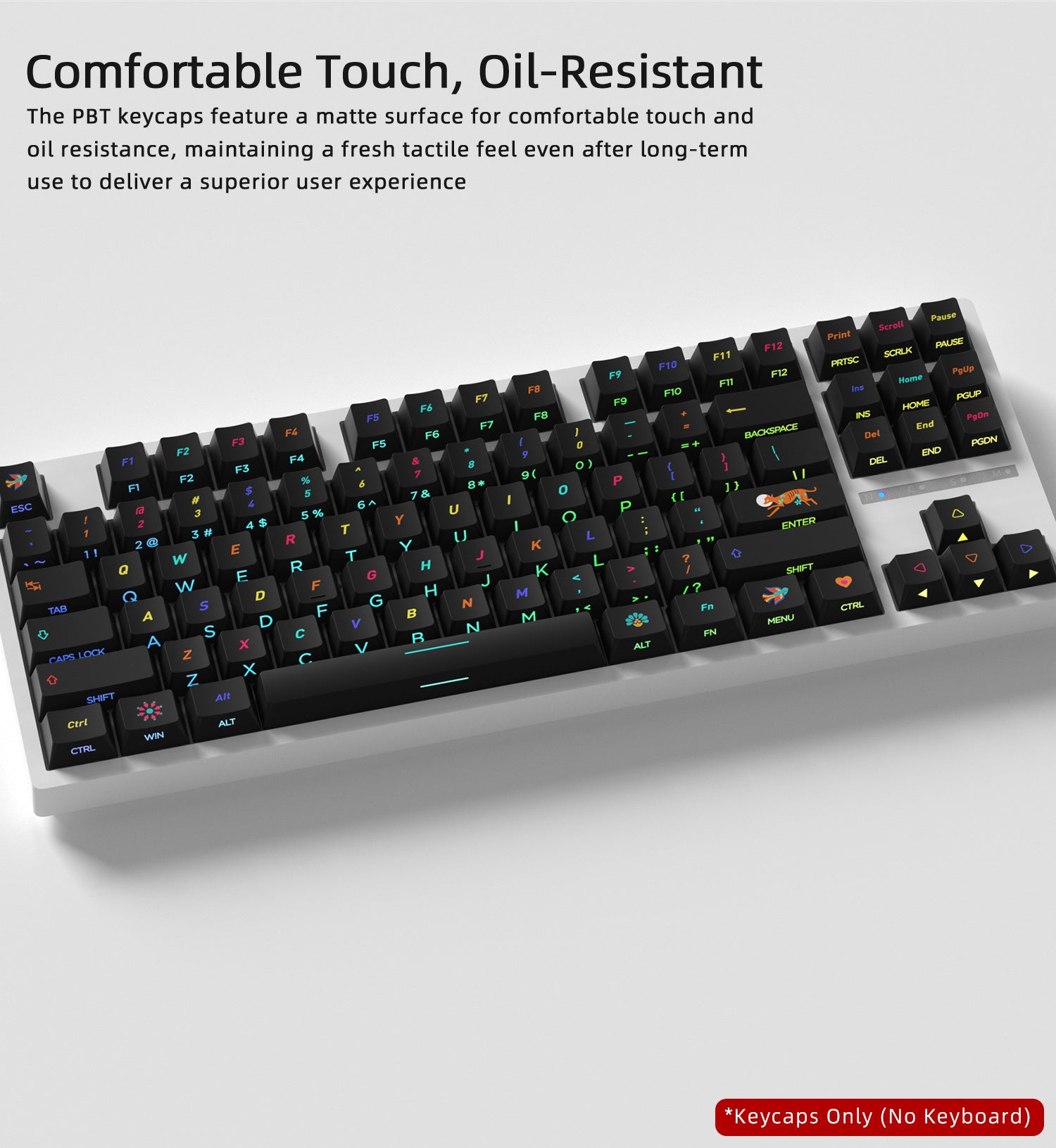 Underground World Side Backlight Keycaps