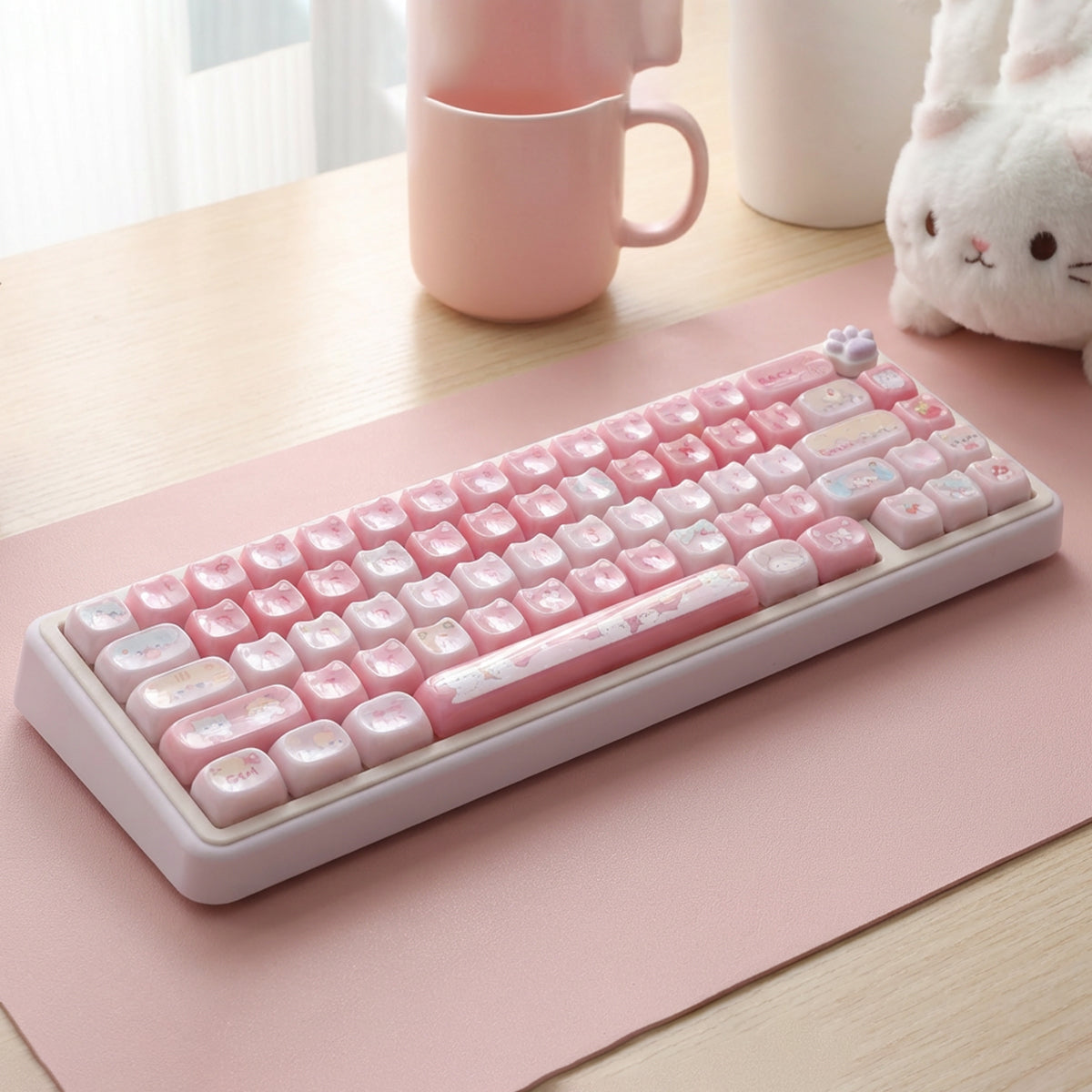 Meow Meow Pudding Keycaps - joorkey