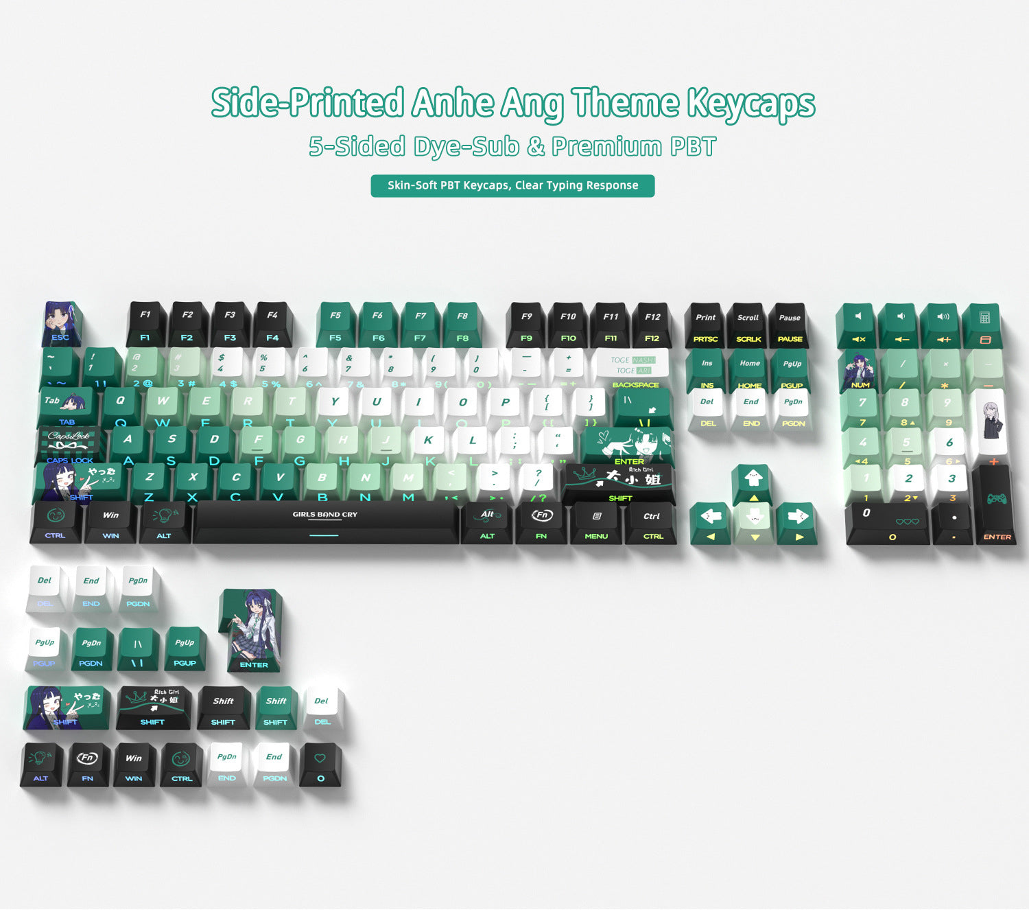 Anhe Ang Side Backlight Keycaps