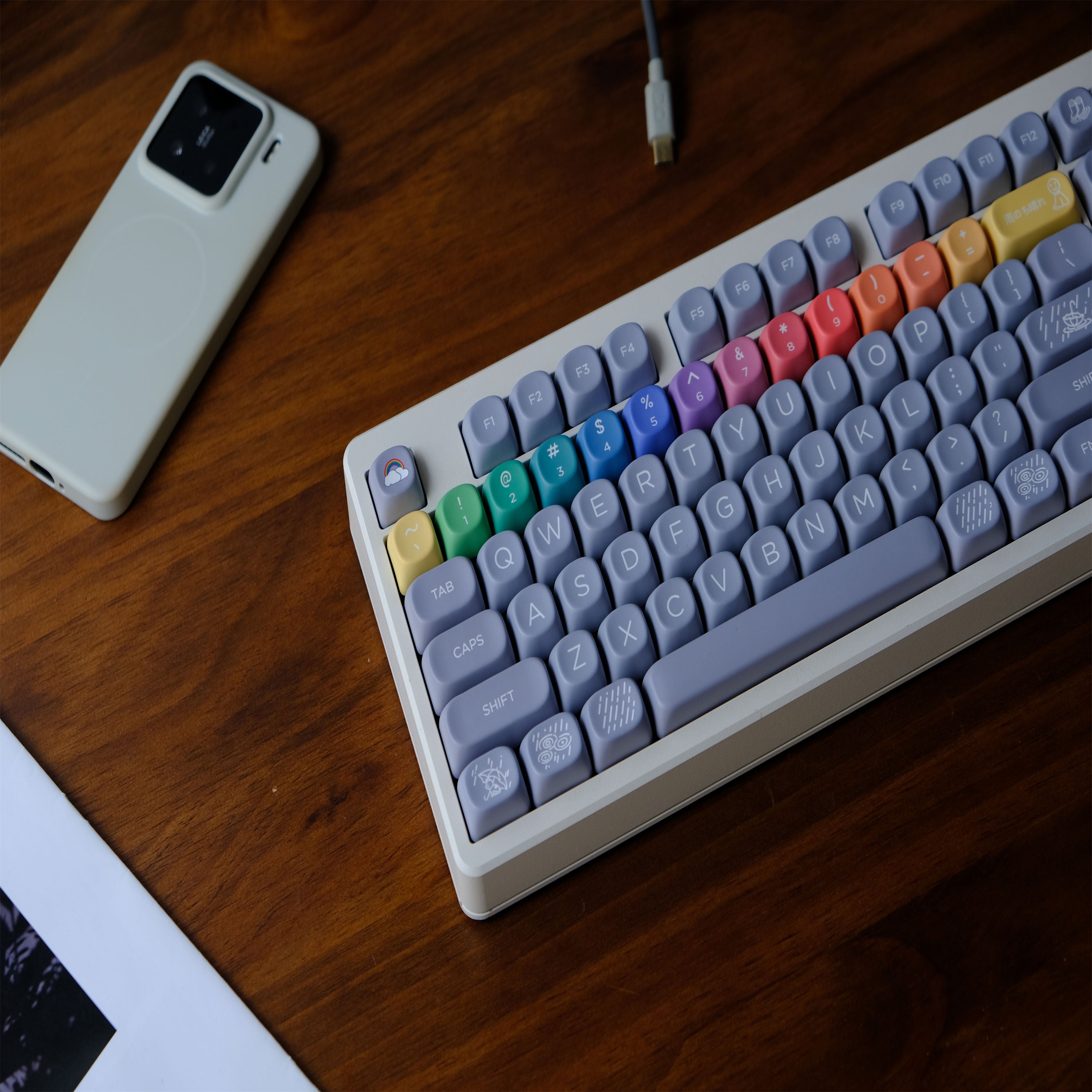 After Rain keycaps
